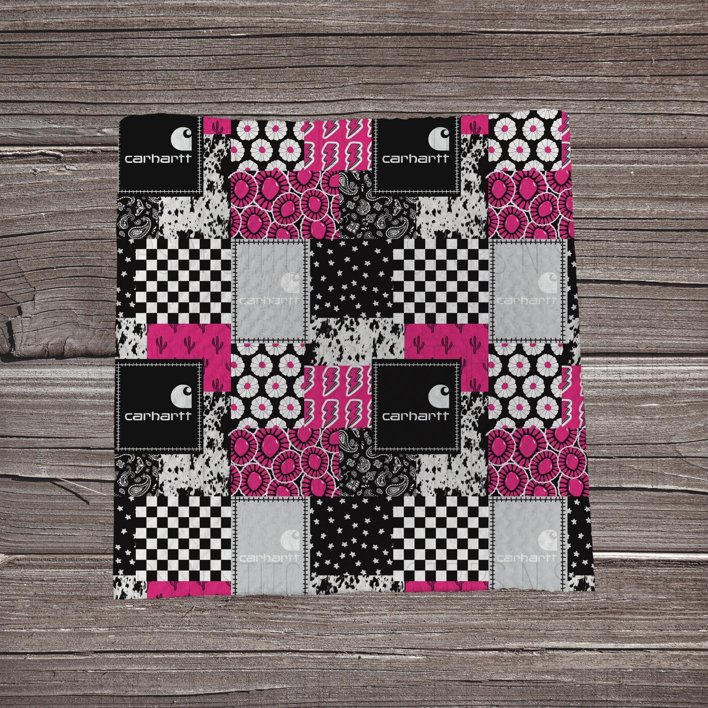 Pink Lover Patchwork | Fabric Strip- Bow Making- Headwrap- Scrunchies