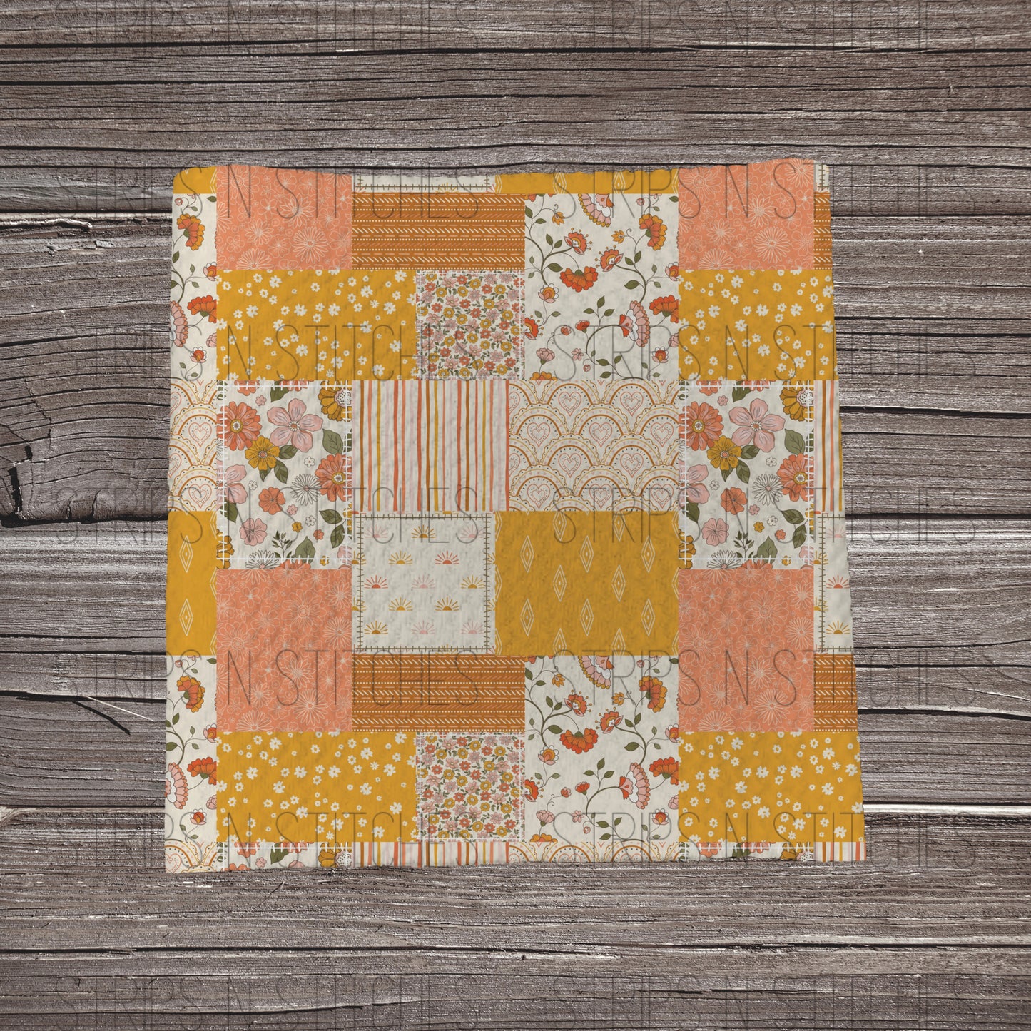 Boho Patchwork | Bullet Fabric Strip | Bow Making | Scrunchie |