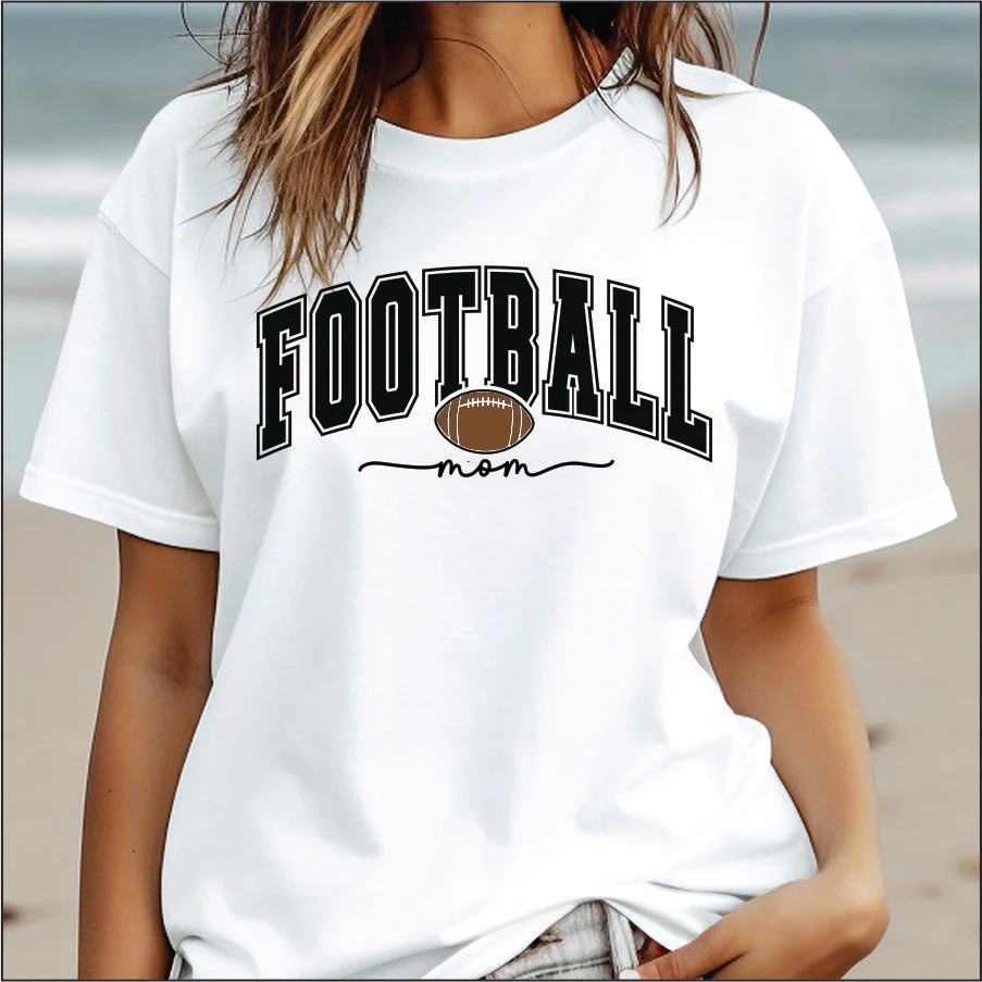 Football Mom Varsity Letter - DTF TRANSFER