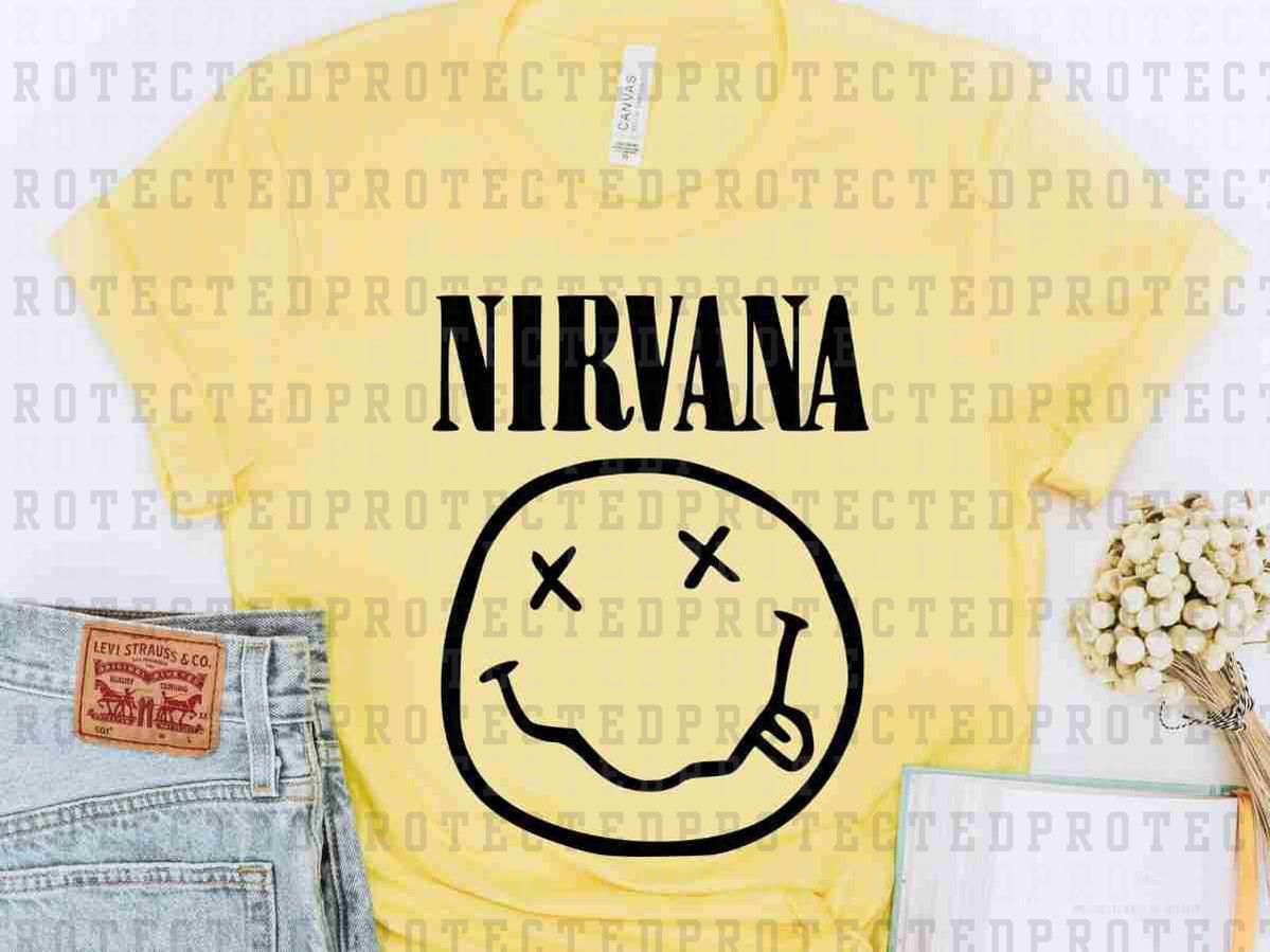 Nirvana Black | DTF Transfer