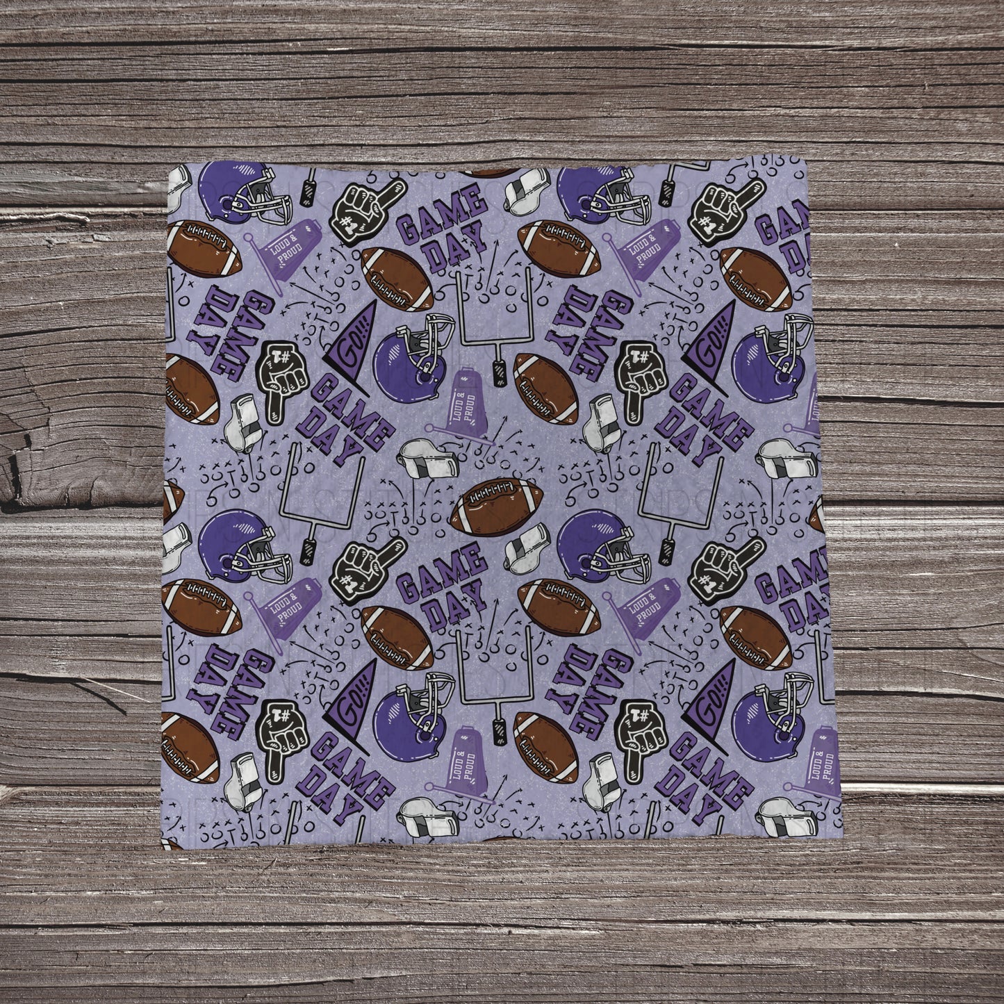 Purple Game Day | Fabric Strip- Bow Making- Headwraps- Scrunchies