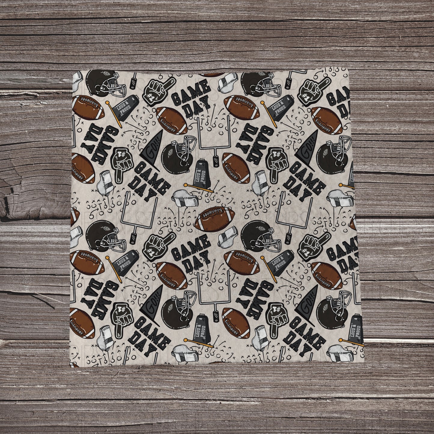 Black Game Day | Fabric Strip- Bow Making- Headwraps- Scrunchies