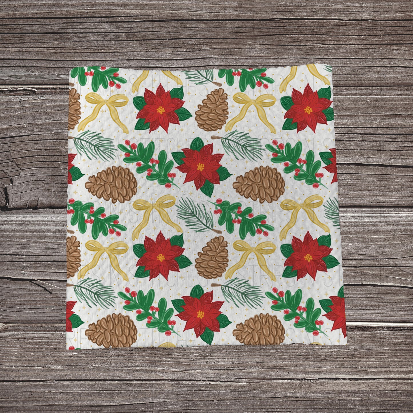 Christmas Flowers & Bows | Fabric Strip- Bow Making- Headwraps- Scrunchies