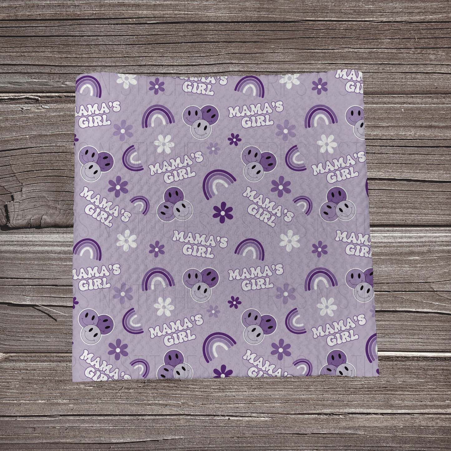 Mama’s Girl-Rainbows Purple | Fabric Strip- Bow Making | Headwraps