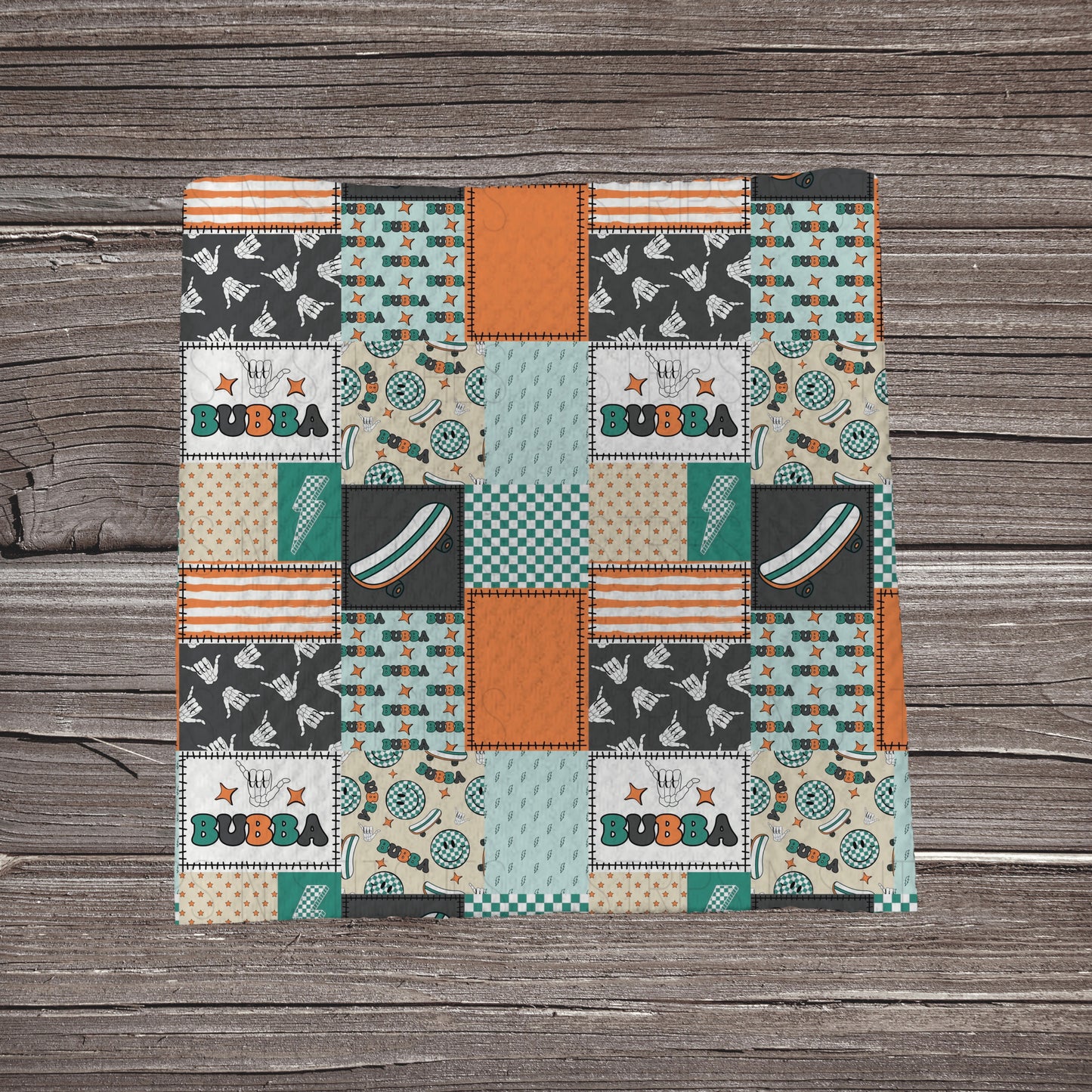 Bubba Patchwork | Fabric Strip- Bow Making | Headwraps