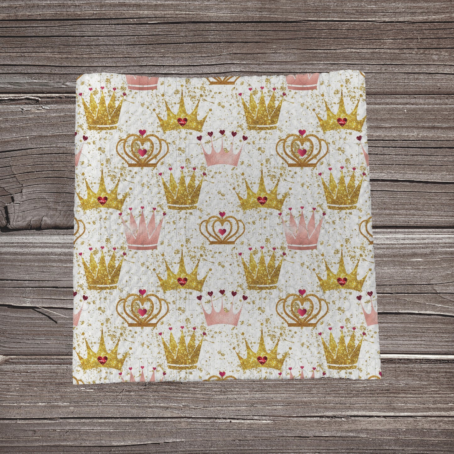 Crowns Fabric Strip- Bow Making- Headwrap- Scrunchies