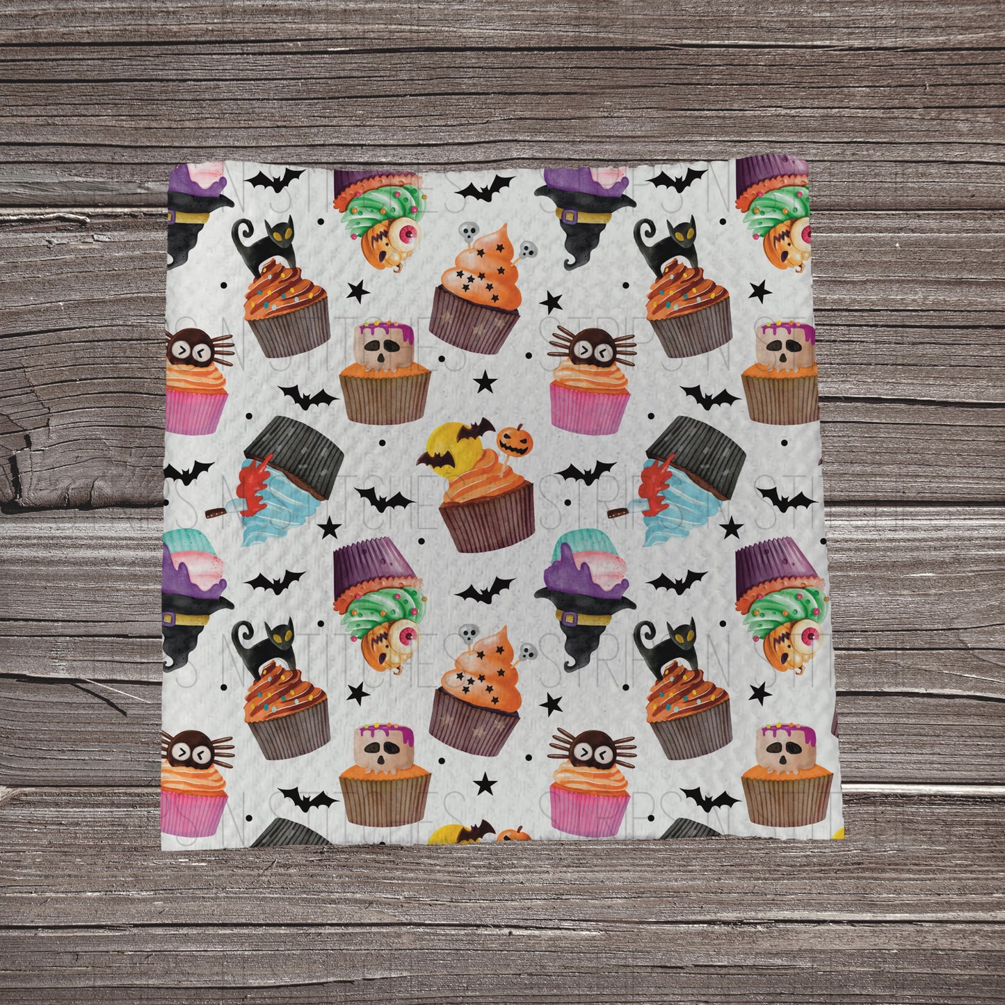 Halloween Cupcakes | Bullet Fabric Strip | Bow Making | Scrunchie |