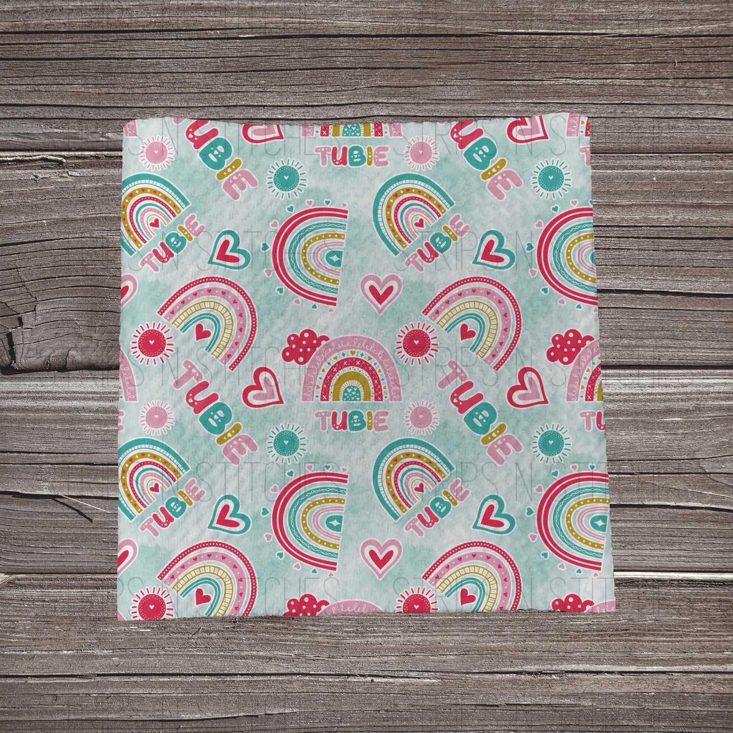 Tubie Rainbows | Bullet Fabric Strip | Bow Making | Scrunchie | Headwraps