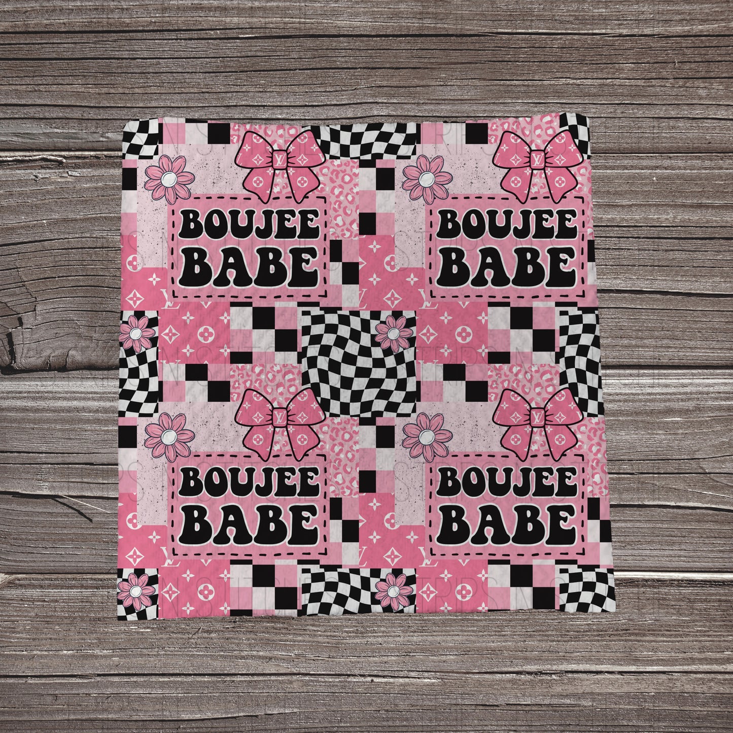 Boujee Babe Patchwork | Bullet Fabric Strip | Bow Making | Scrunchie | Headwraps