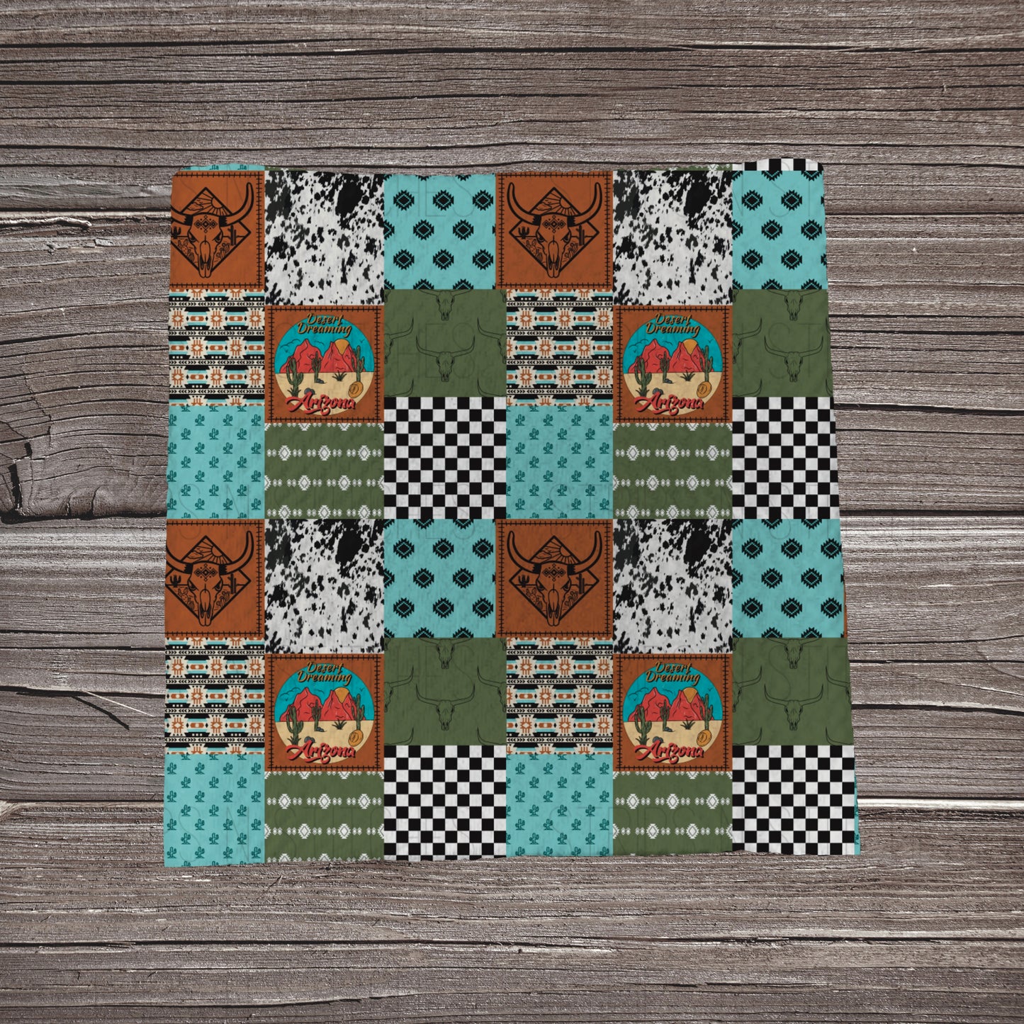 Desert Dreaming Patchwork | Bullet Fabric Strip | Bow Making | Scrunchie |