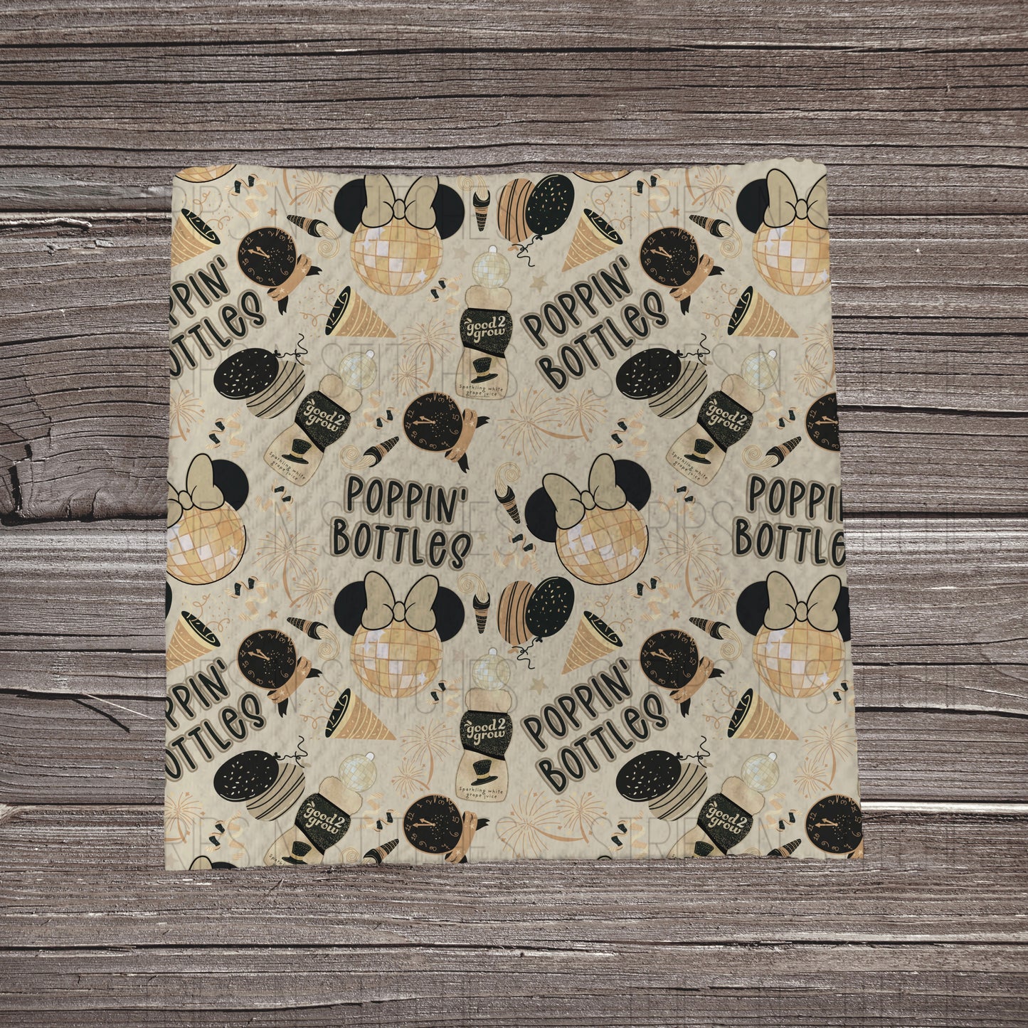 Poppin’ Bottles | Fabric Strip | Bow Making | Headwrap | Scrunchies