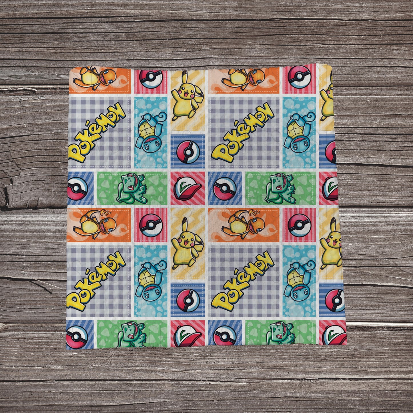Pokémon Patchwork | Bullet Fabric Strip | Bow Making | Scrunchie | Headwraps