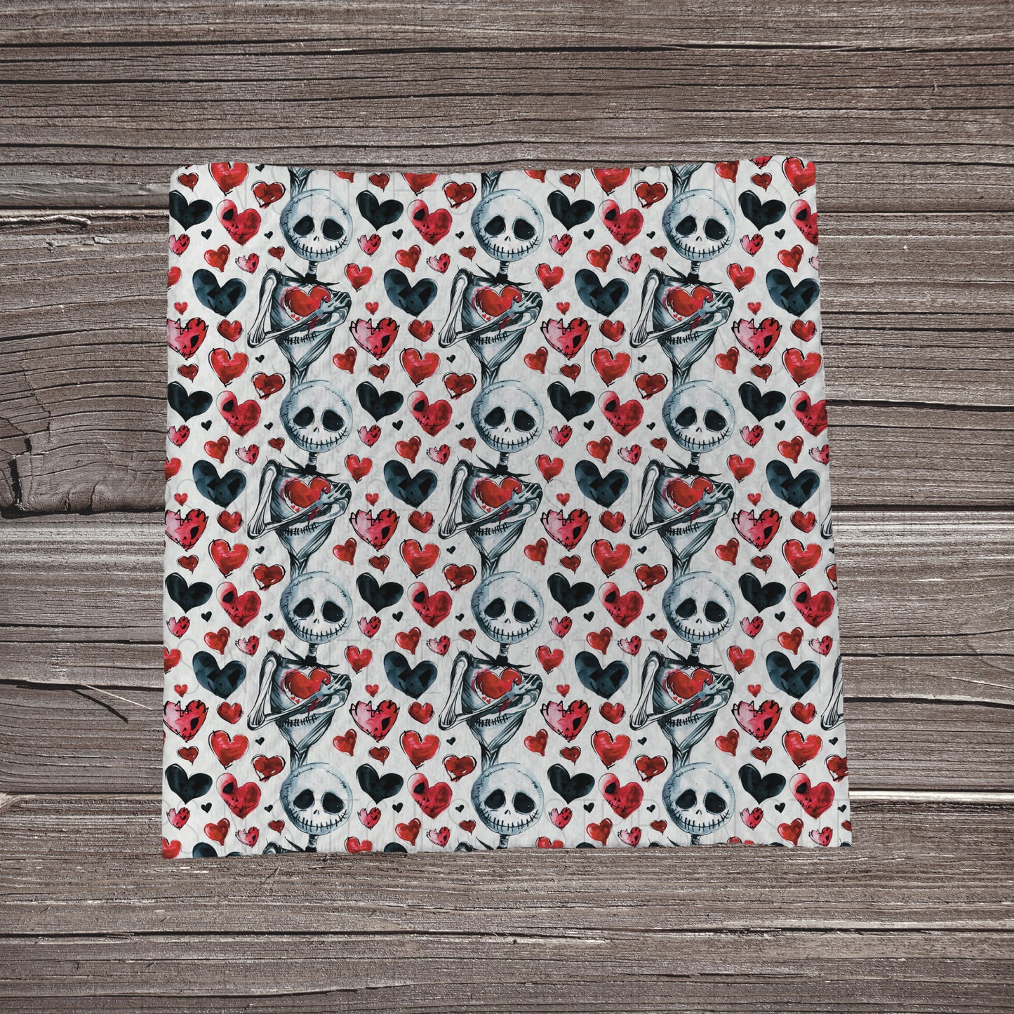 Jack & Hearts | Bullet Fabric Strip | Bow Making | Scrunchie | Headwraps