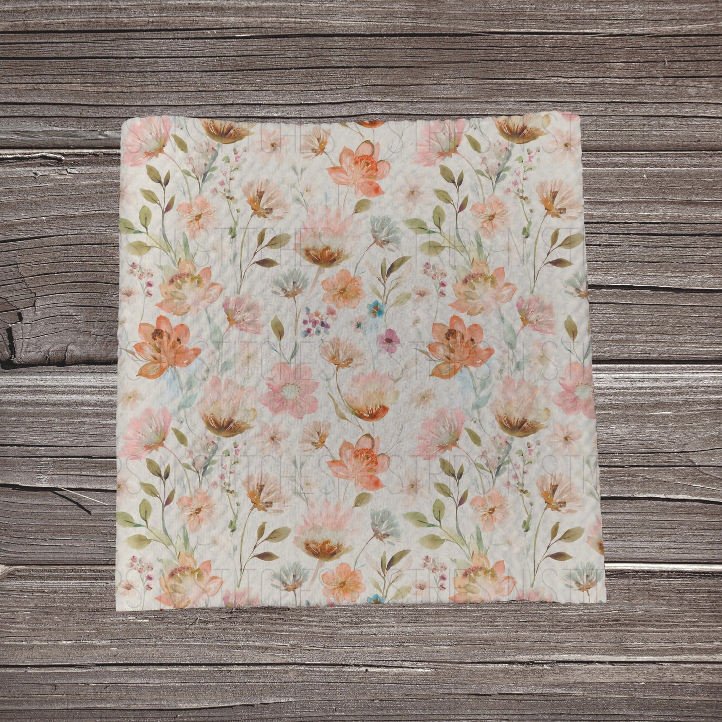 Spring Blooms | Fabric Strip- Bow Making- Headwrap- Scrunchies