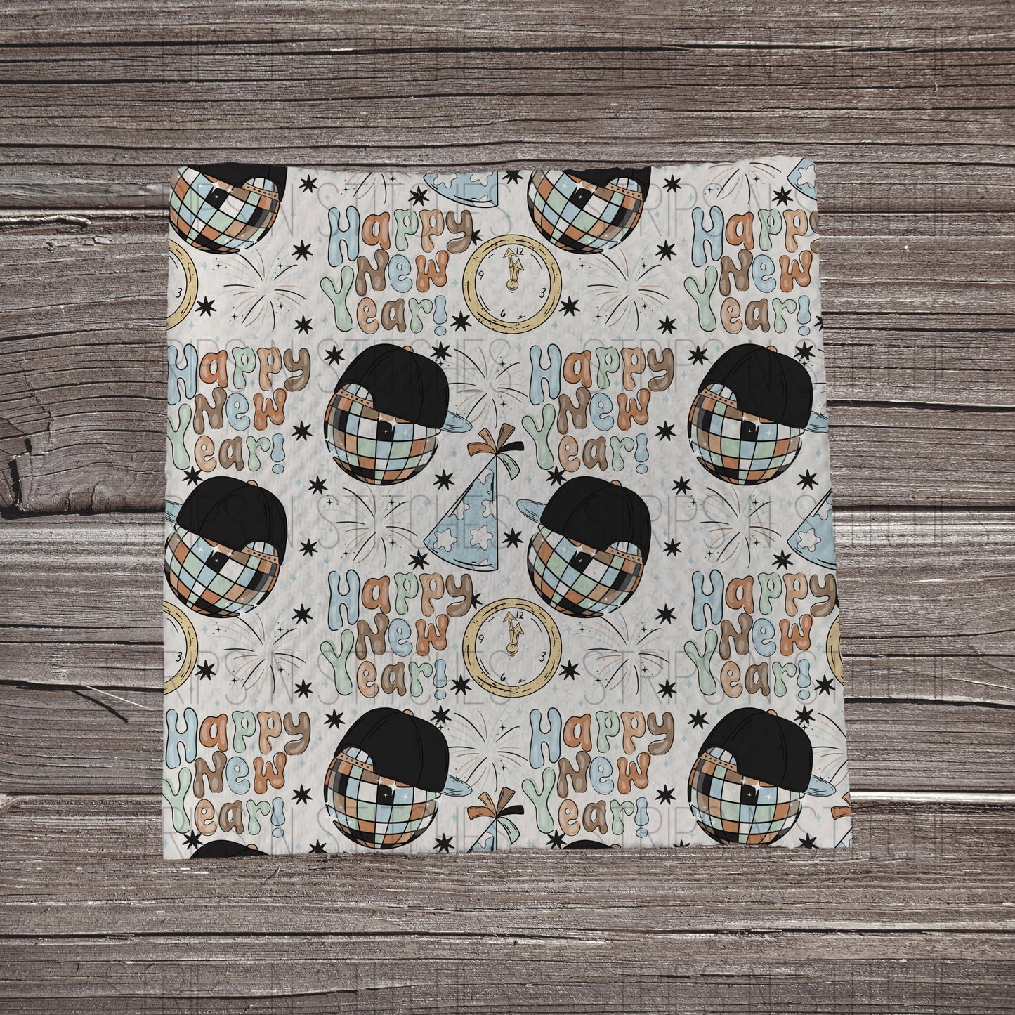 Happy New Year- Snapbacks | Fabric Strip- Bow Making- Headwra