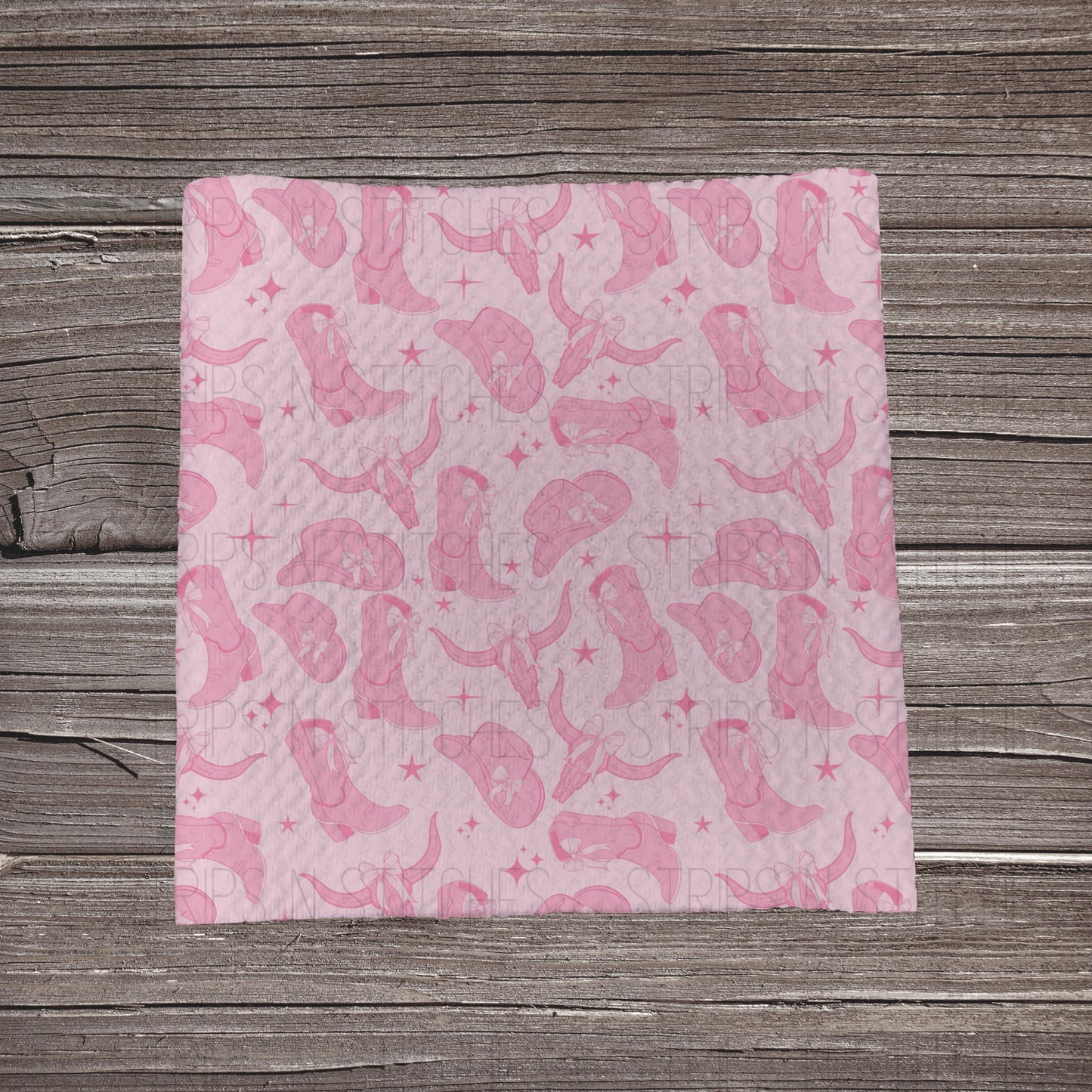 Pink Country Girl | Bullet Fabric Strip | Bow Making | Scrunchie | Headwraps