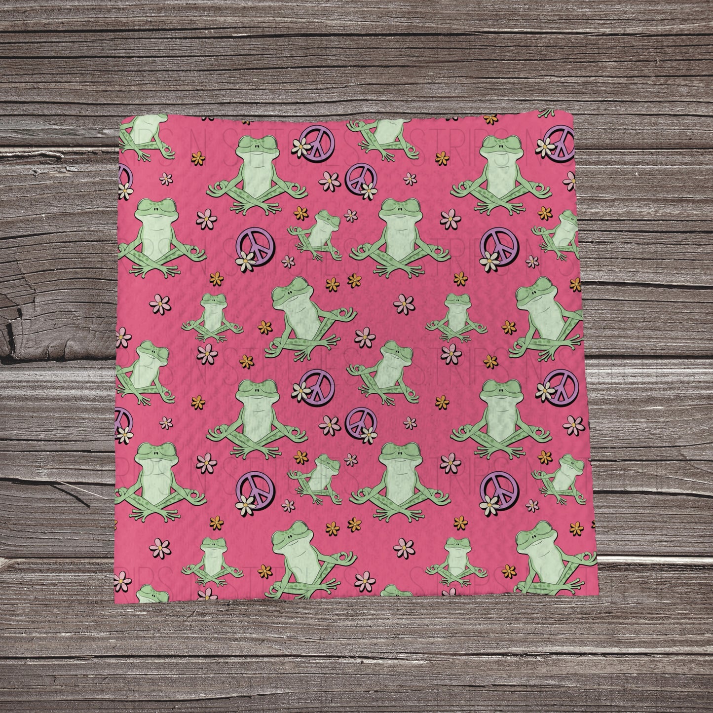 Groovy Frogs | Bullet Fabric Strip | Bow Making | Scrunchie | Headwraps