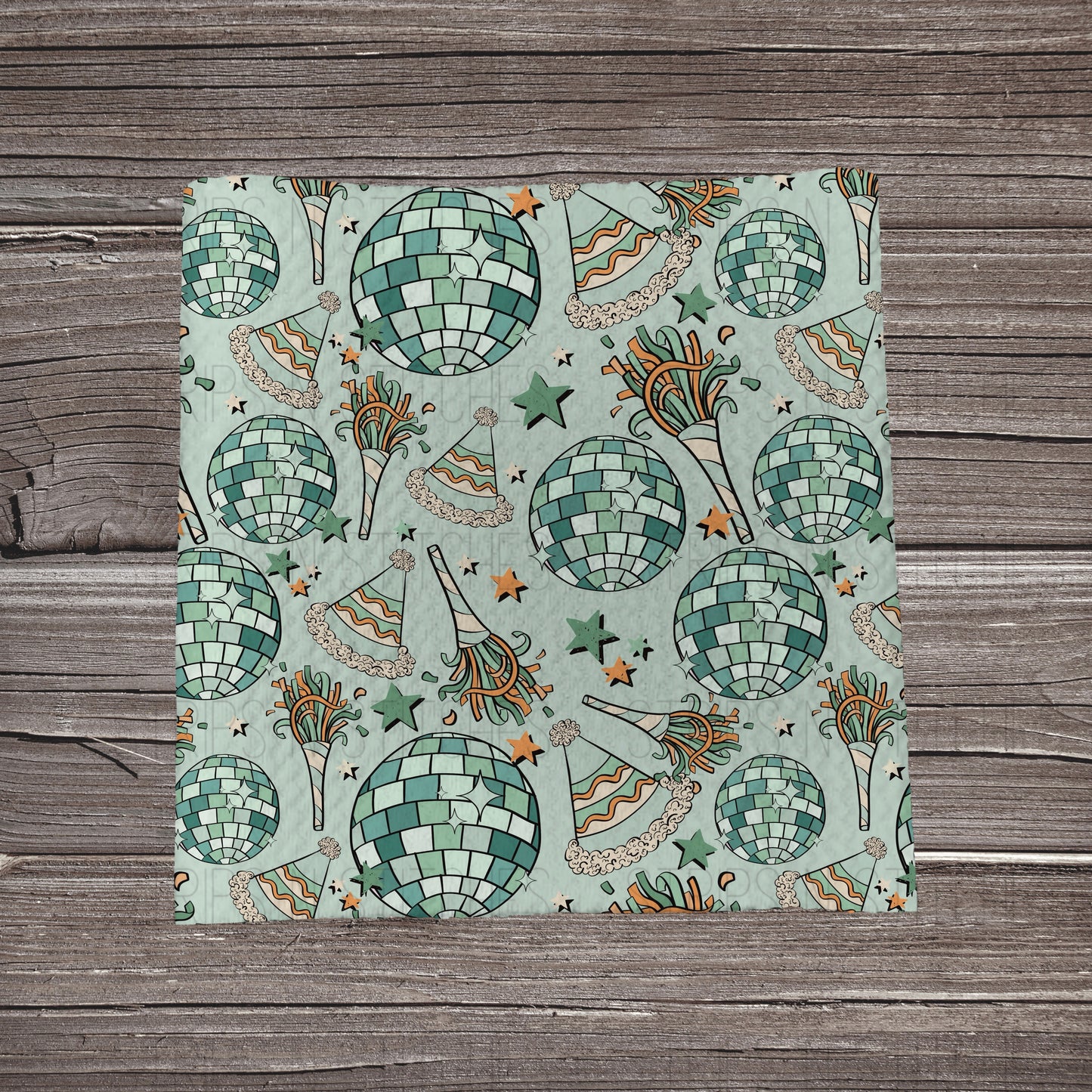 New Years Celebrations Green | Bullet Fabric Strip | Bow Making | Scrunchie | Headwraps