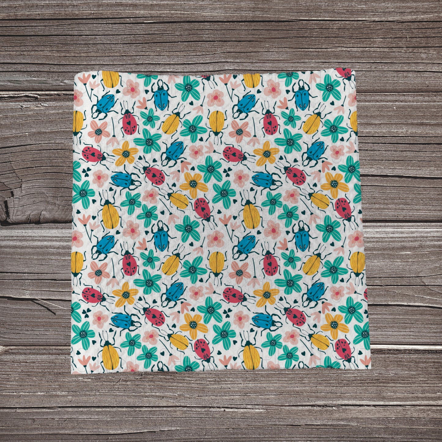 Scattered Love Bugs | Fabric Strip- Bow Making- Headwraps- Scrunchies