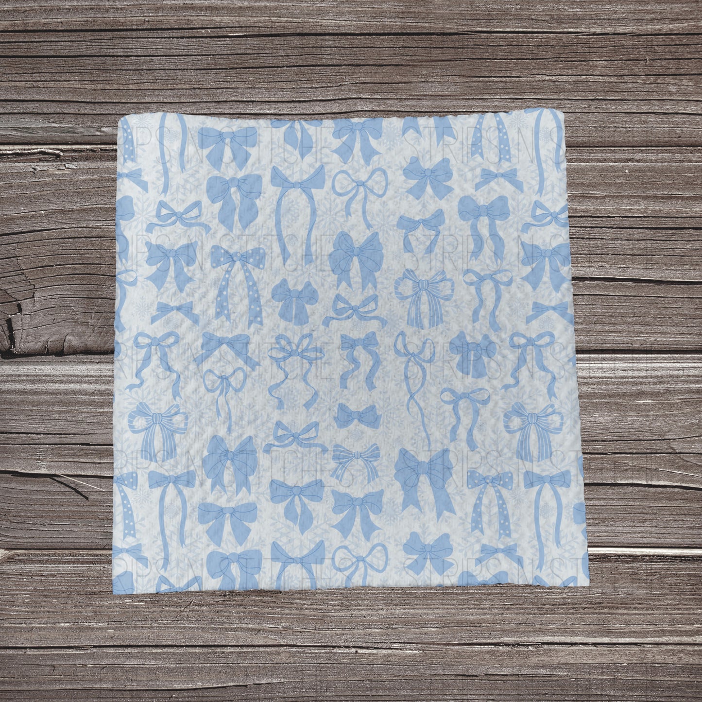 Blue Bows Scatter | Bullet Fabric Strip | Bow Making | Scrunchie | Headwraps