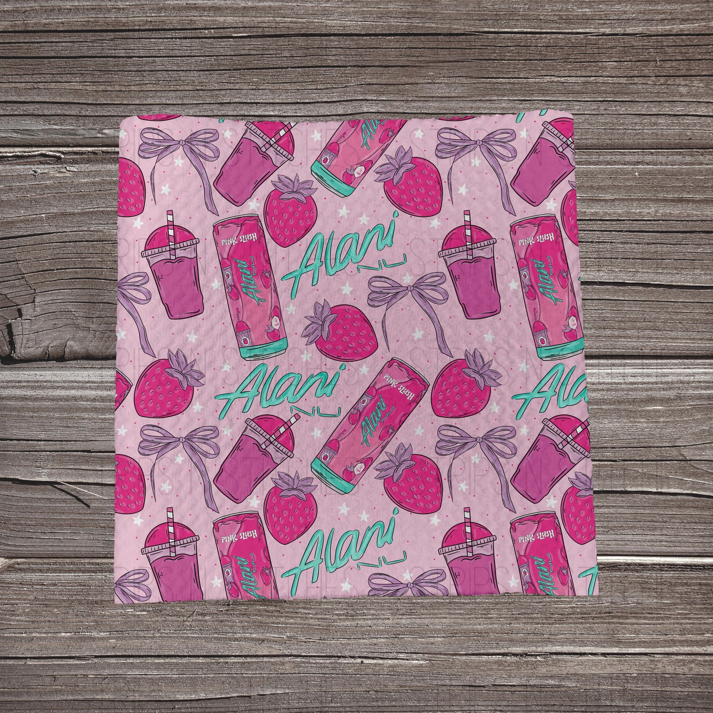 Pink Slush Energy | Bullet Fabric Strip | Bow Making | Scrunchie | Headwraps