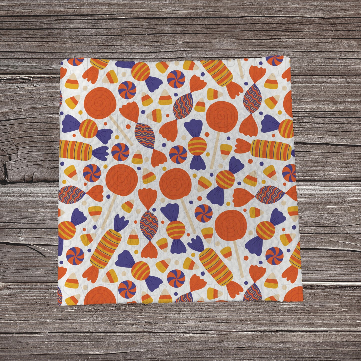 Halloween Candy Scatter | Fabric Strip- Bow Making- Headwraps- Scrunchies