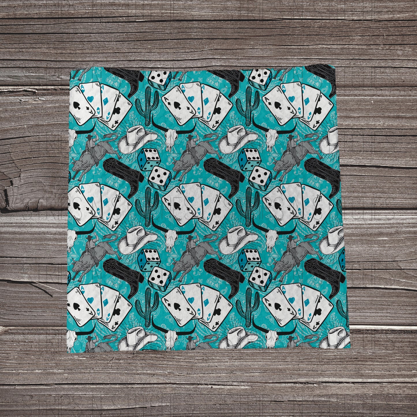 Punchy Western Scatter | Bullet Fabric Strip | Bow Making | Scrunchie | Headwraps