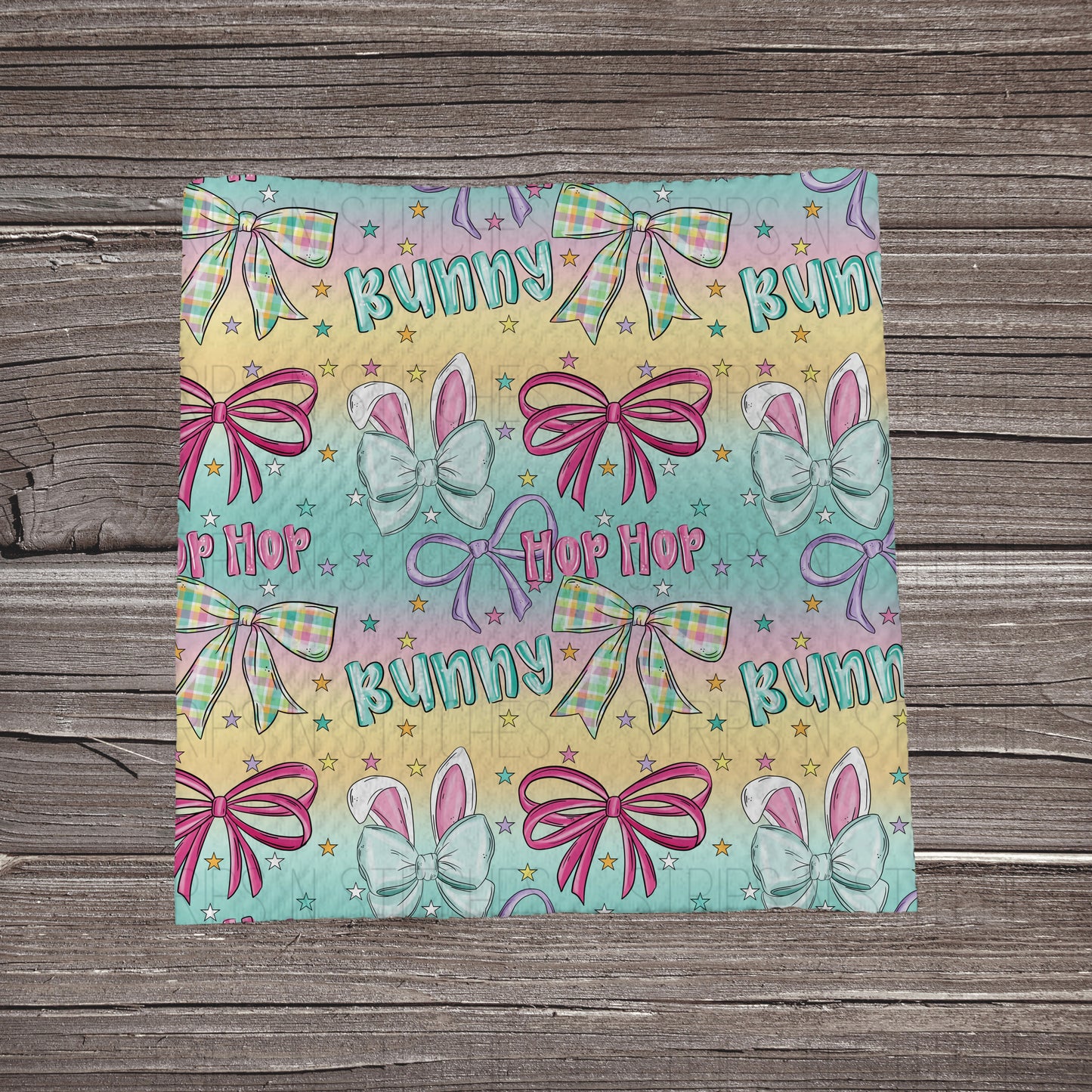 Hop Hop Bunny Bows- Ombré | Bullet Fabric Strip | Bow Making | Scrunchie | Headwraps