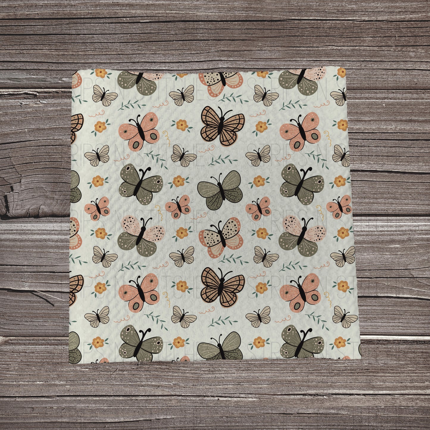 Neutral Butterflies | Bullet Fabric Strip | Bow Making | Scrunchie | Headwraps