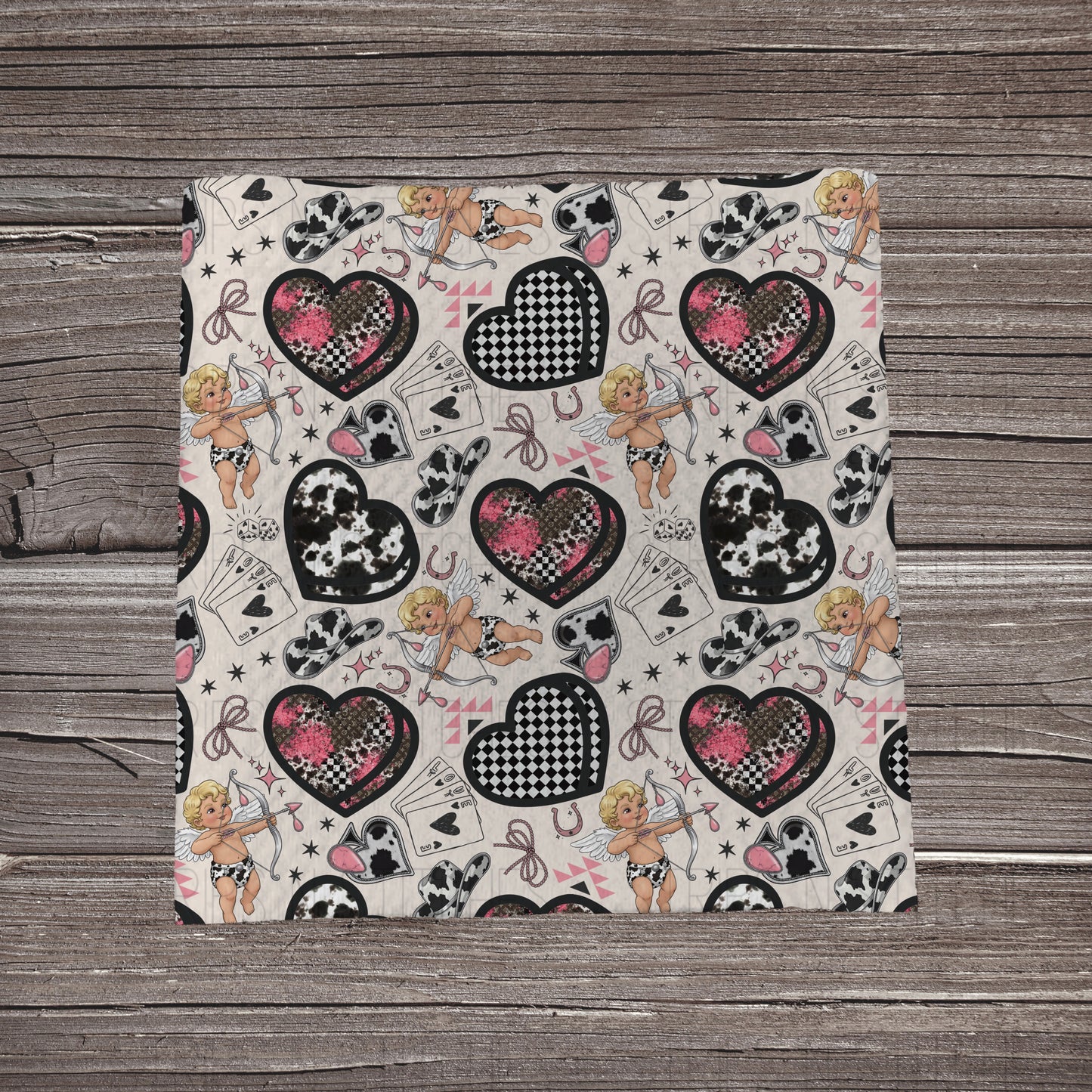 Western Cupid Pink | Bullet Fabric Strip | Bow Making | Scrunchie | Headwraps