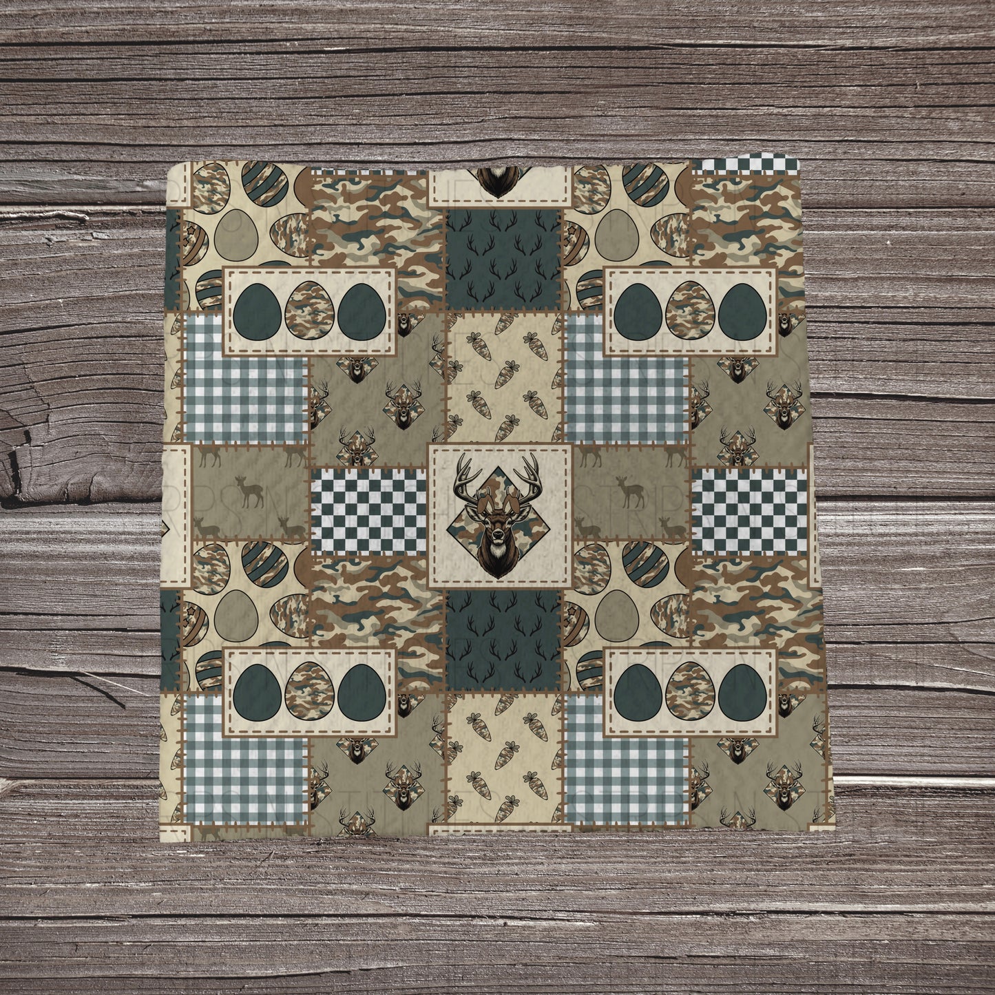 Easter Buck Patchwork | Fabric Strip | Bow Making | Headwrap | Scrunchies