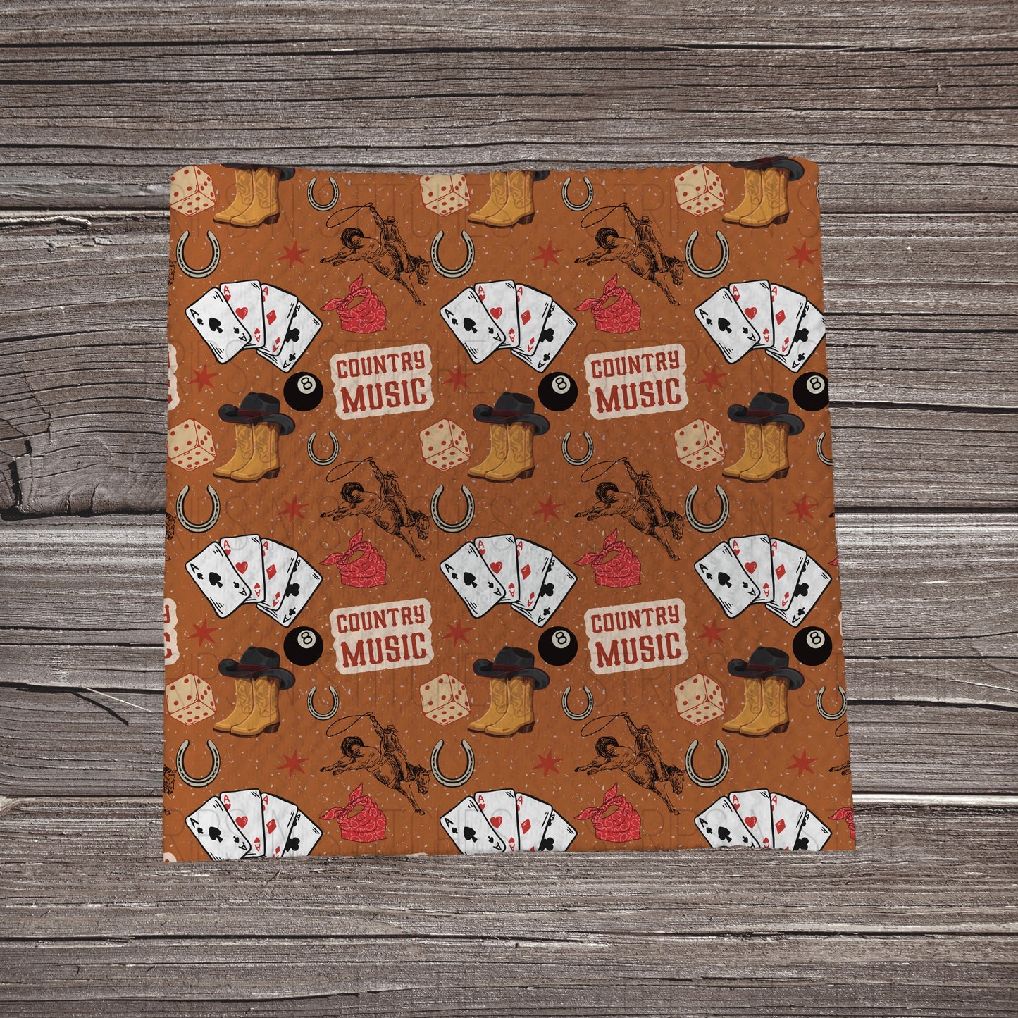 Country Music Scatter | Fabric Strip | Bow Making | Headwrap | Scrunchies