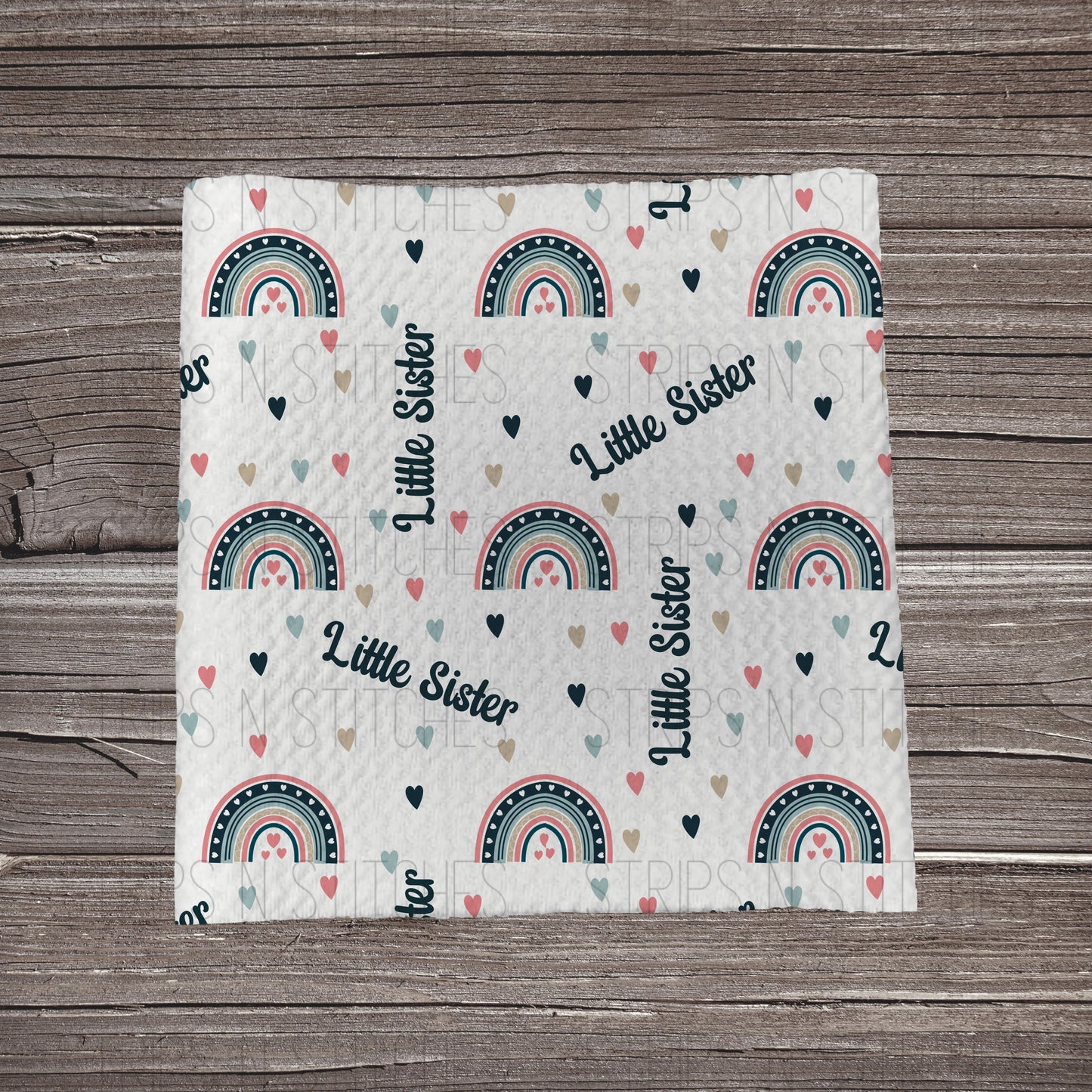 Little Sister Rainbows | * SHOP EXCLUSIVE* Fabric Strip- Bow Making- Headwrap- Scrunchies