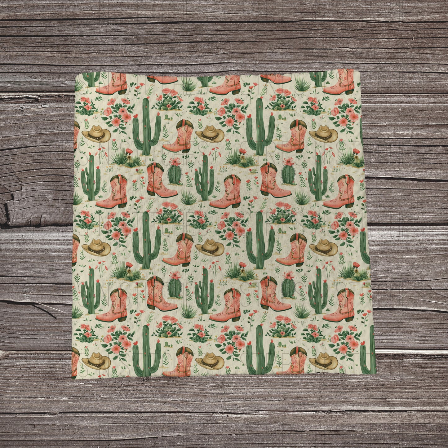 Cowgirl Cactus | Fabric Strips | Bow Making | Scrunchies | Headwraps