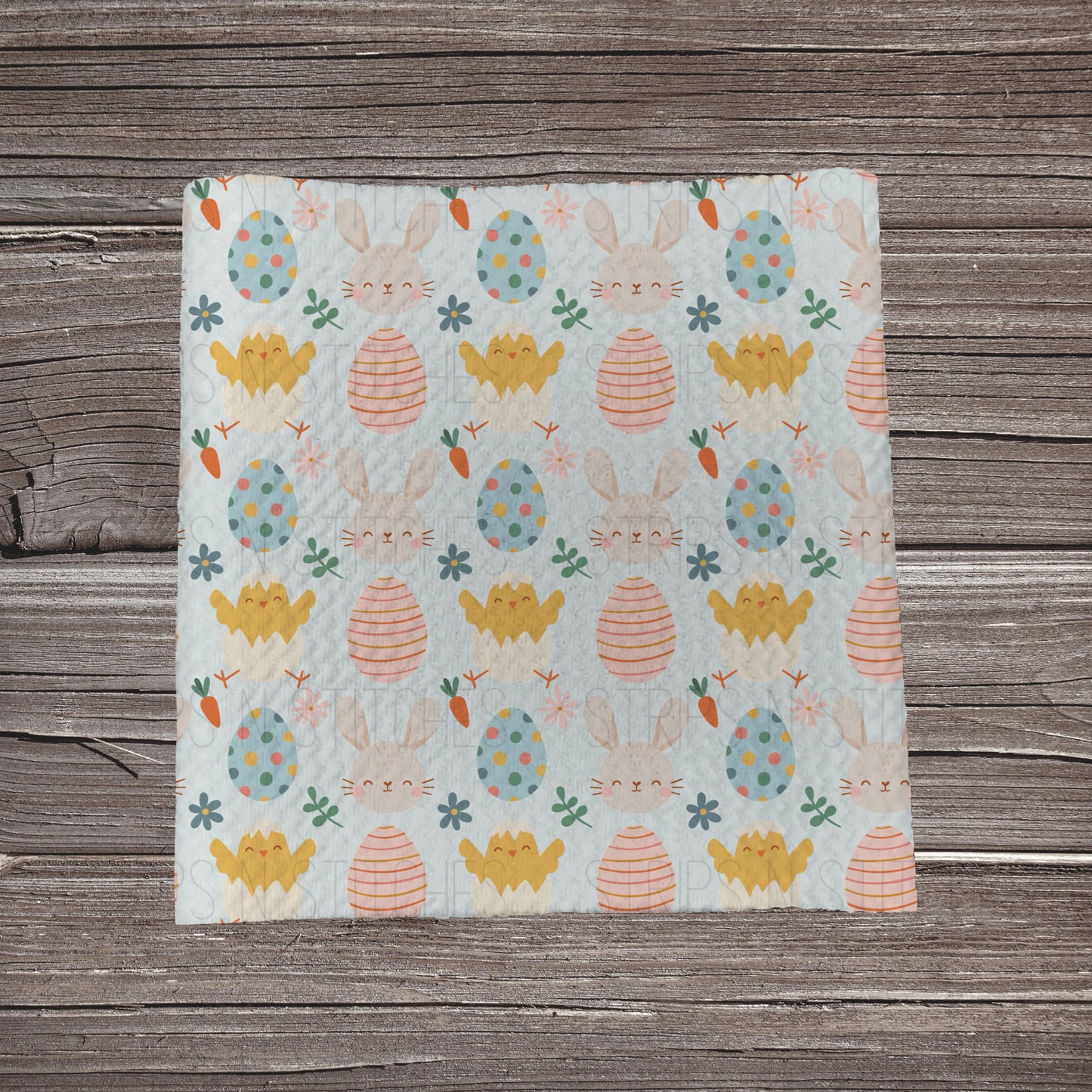 Muted Easter Scatter | Fabric Strip- Bow Making- Headwrap- Scrunchies