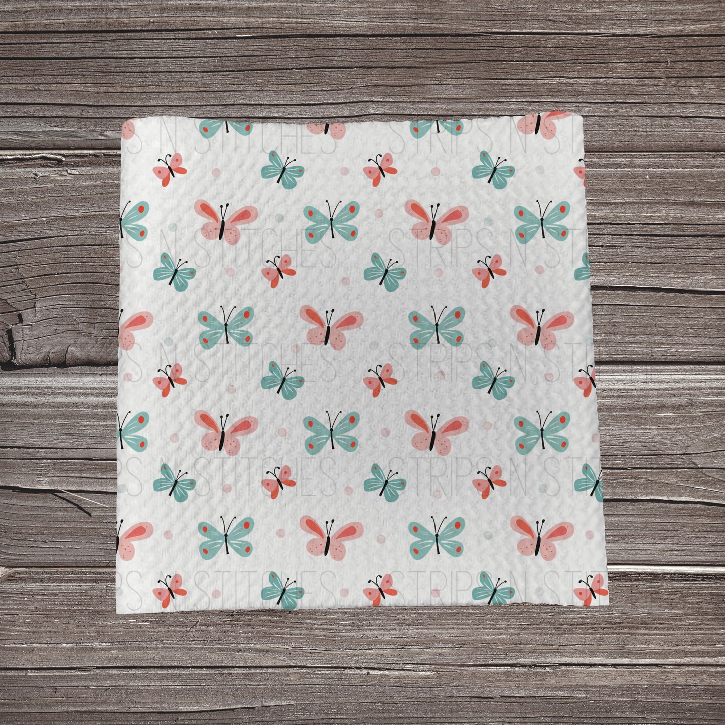 Scattered Butterflies **EXCLUSIVE PRINT** | Fabric Strip | Bow Making | Scrunchie | Headwrap