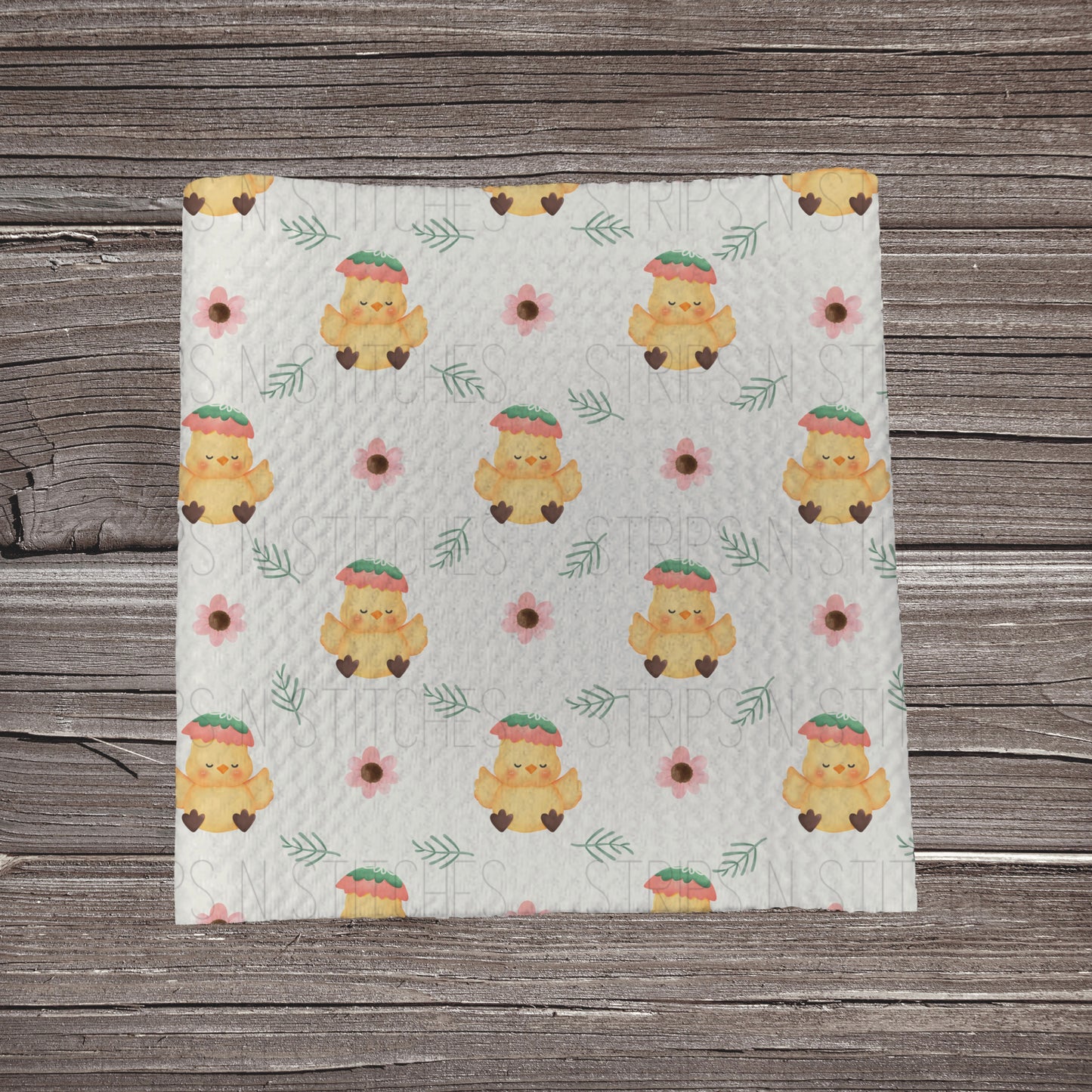 Easter Chicks **EXCLUSIVE PRINT** | Fabric Strip | Bow Making | Scrunchie | Headwrap