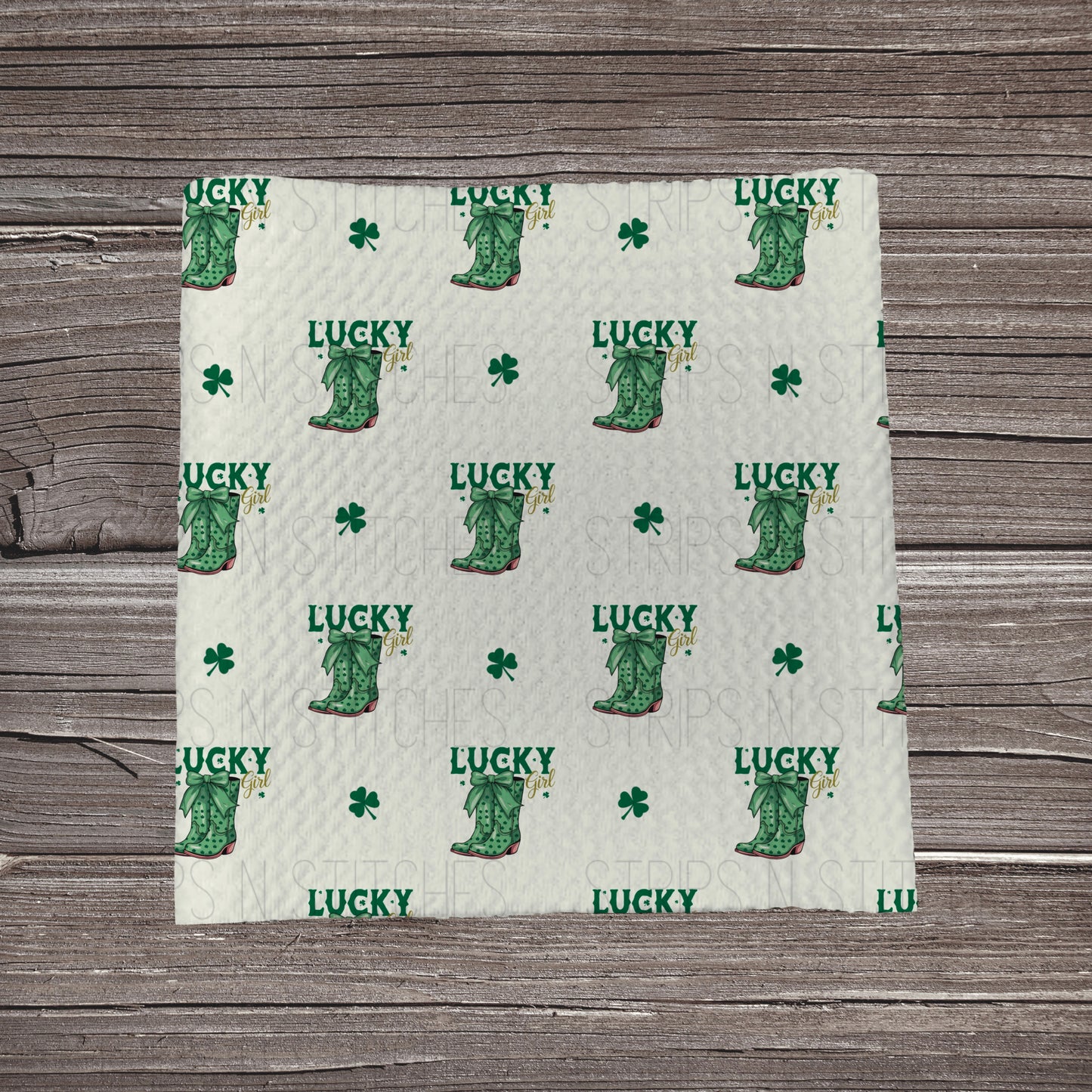 Lucky Girl **EXCLUSIVE PRINT** | Fabric Strip | Bow Making | Scrunchie | Headwrap