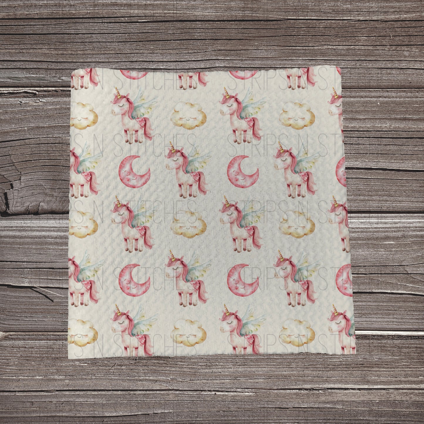 Unicorns & Moons | Fabric Strip | Bow Making | Scrunchie | Headwrap