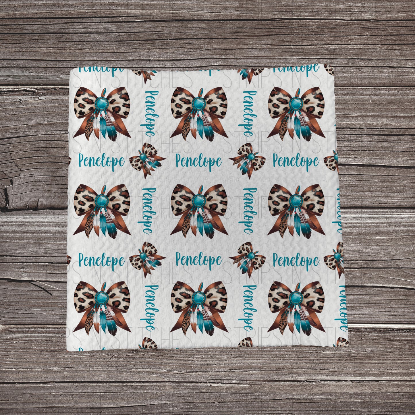 Cowgirl Bows CUSTOM NAME *EXCLUSIVE* | Bullet Fabric Strip | Bow Making | Scrunchie | Headwraps