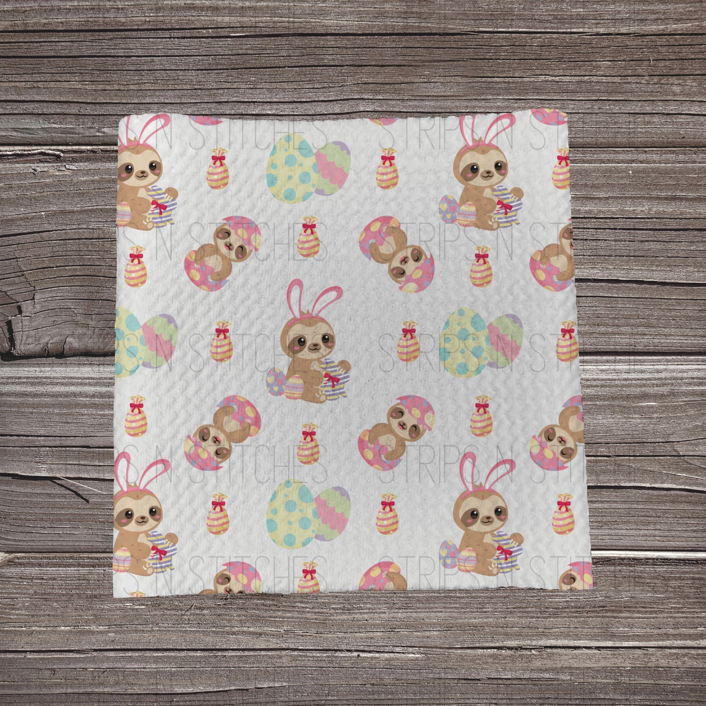Easter Sloths *EXCLUSIVE* | Fabric Strip- Bow Making- Headwrap- Scrunchies