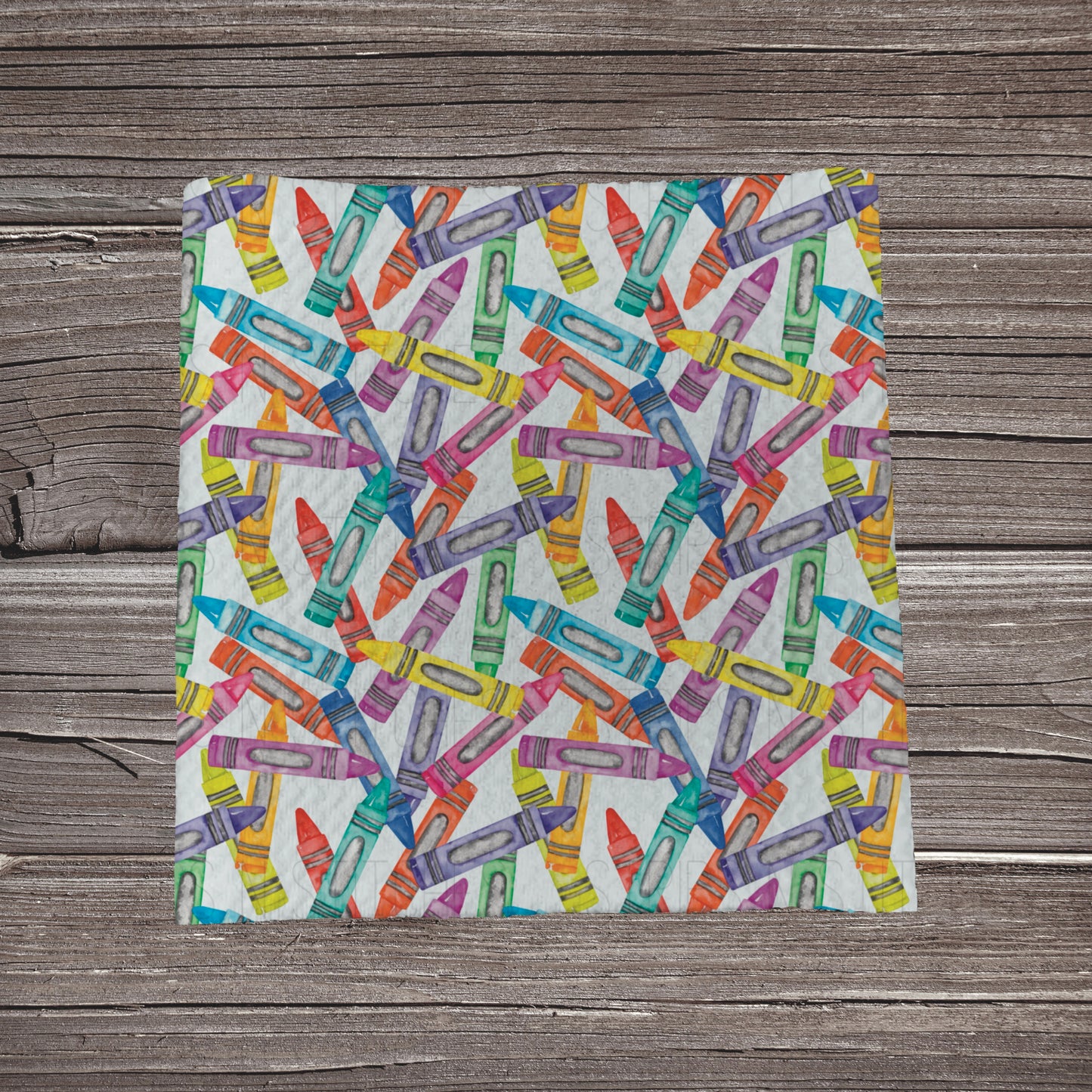 Stacked Crayons | Fabric Strip- Bow Making- Headwrap- Scrunchie
