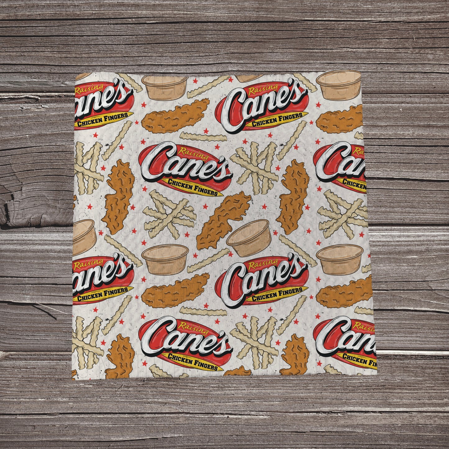 Scatter Canes Chicken Fingers- White | Fabric Strip | Bow Making | Scrunchie | Headwrap