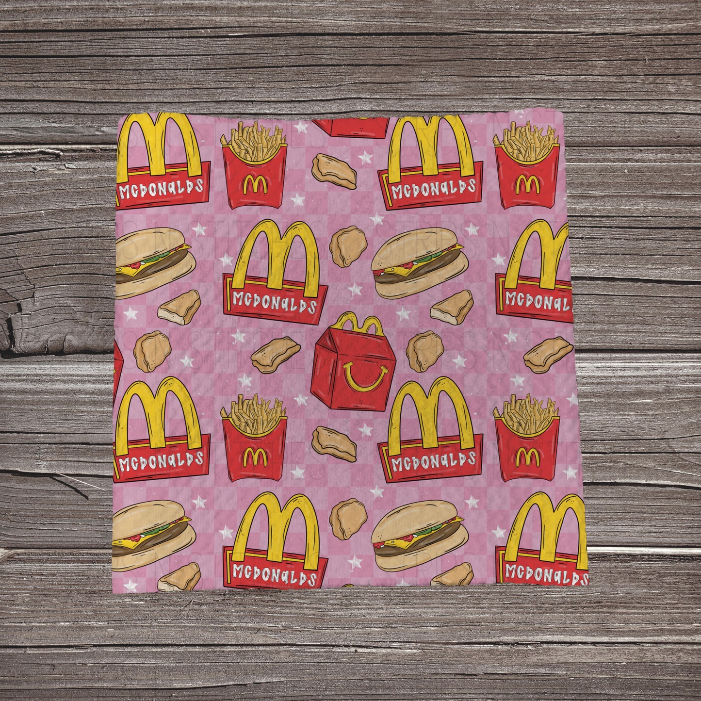 Pink McDonald’s | Fabric Strip- Bow Making- Headwraps- Scrunchies