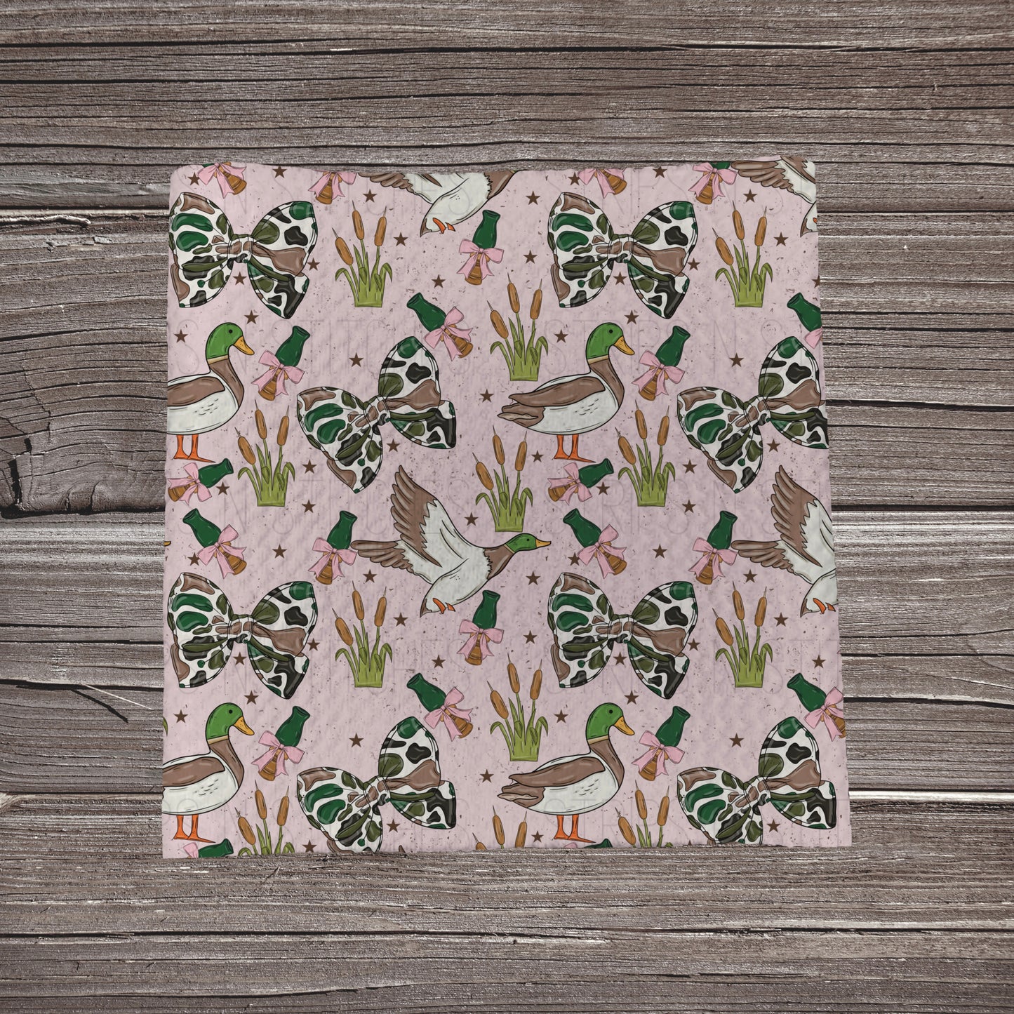 Duck Hunting- Camo Bows- Pink | Fabric Strip- Bow Making- Headwraps- Scrunchies