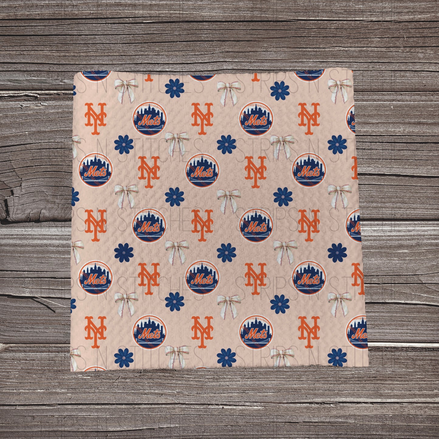 MLB Bows & Flowers *EXCLUSIVE*| All 30 Teams Available | Fabric Strip- Bow Making- Headwrap- Scrunchies