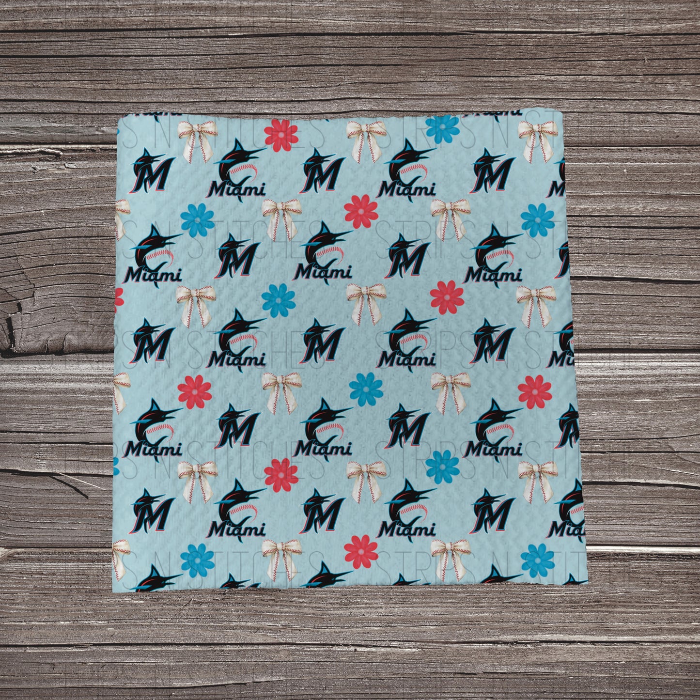 MLB Bows & Flowers *EXCLUSIVE*| All 30 Teams Available | Fabric Strip- Bow Making- Headwrap- Scrunchies