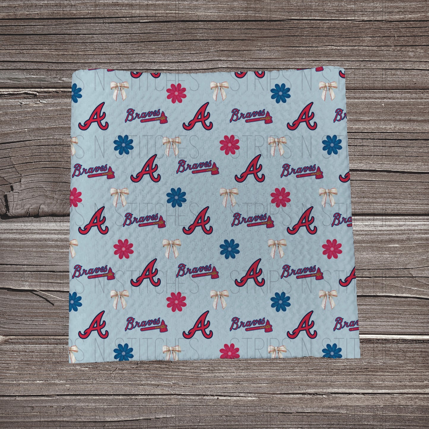 MLB Bows & Flowers *EXCLUSIVE*| All 30 Teams Available | Fabric Strip- Bow Making- Headwrap- Scrunchies