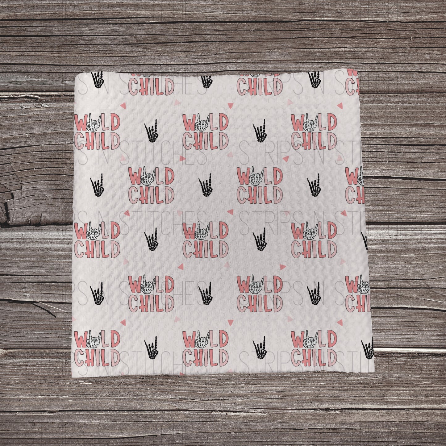 Wild Child Pink **EXCLUSIVE PRINT** | Fabric Strip | Bow Making | Scrunchie | Headwrap