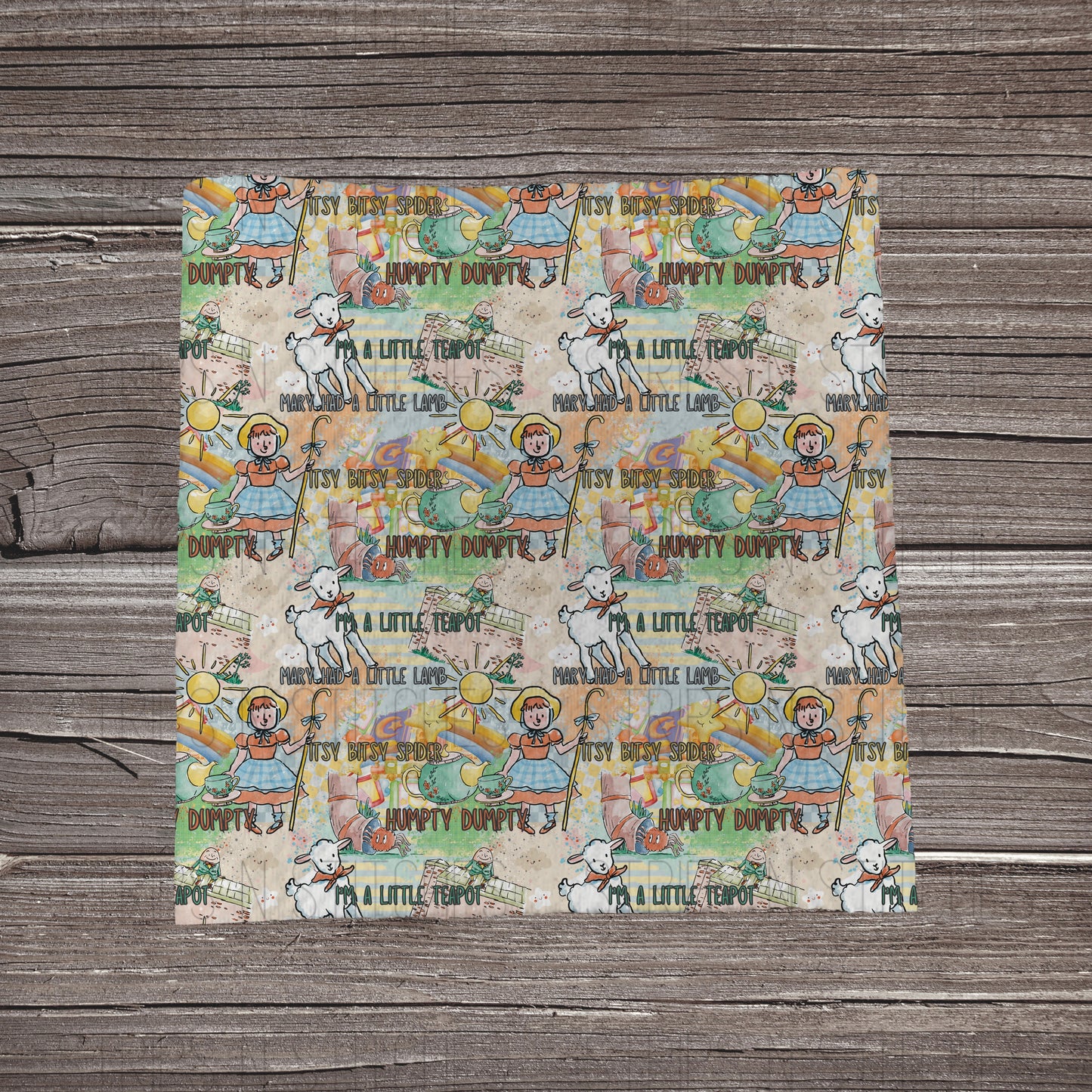 Nursery Rhymes Scatter | Bullet Fabric Strip | Bow Making | Scrunchie | Headwraps